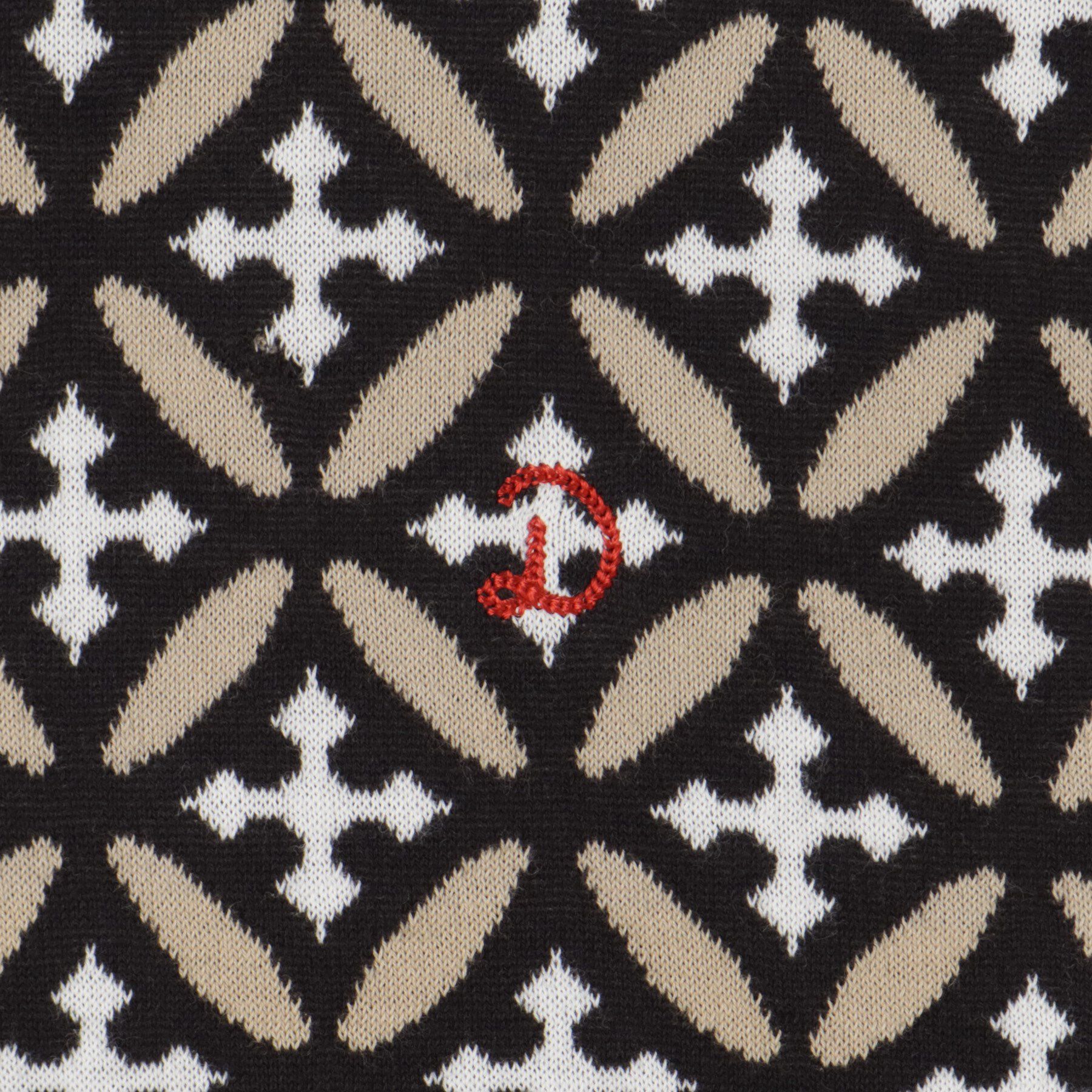 DRESSTERIOR「オーバーラップサークル ニットポロシャツ」|ニット・セーター|