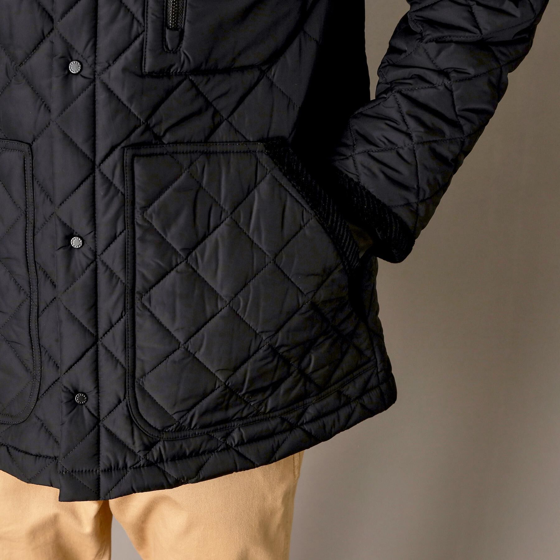 DRESSTERIOR「キルティング ハンティングジャケット」|ブルゾン・スタジャン|