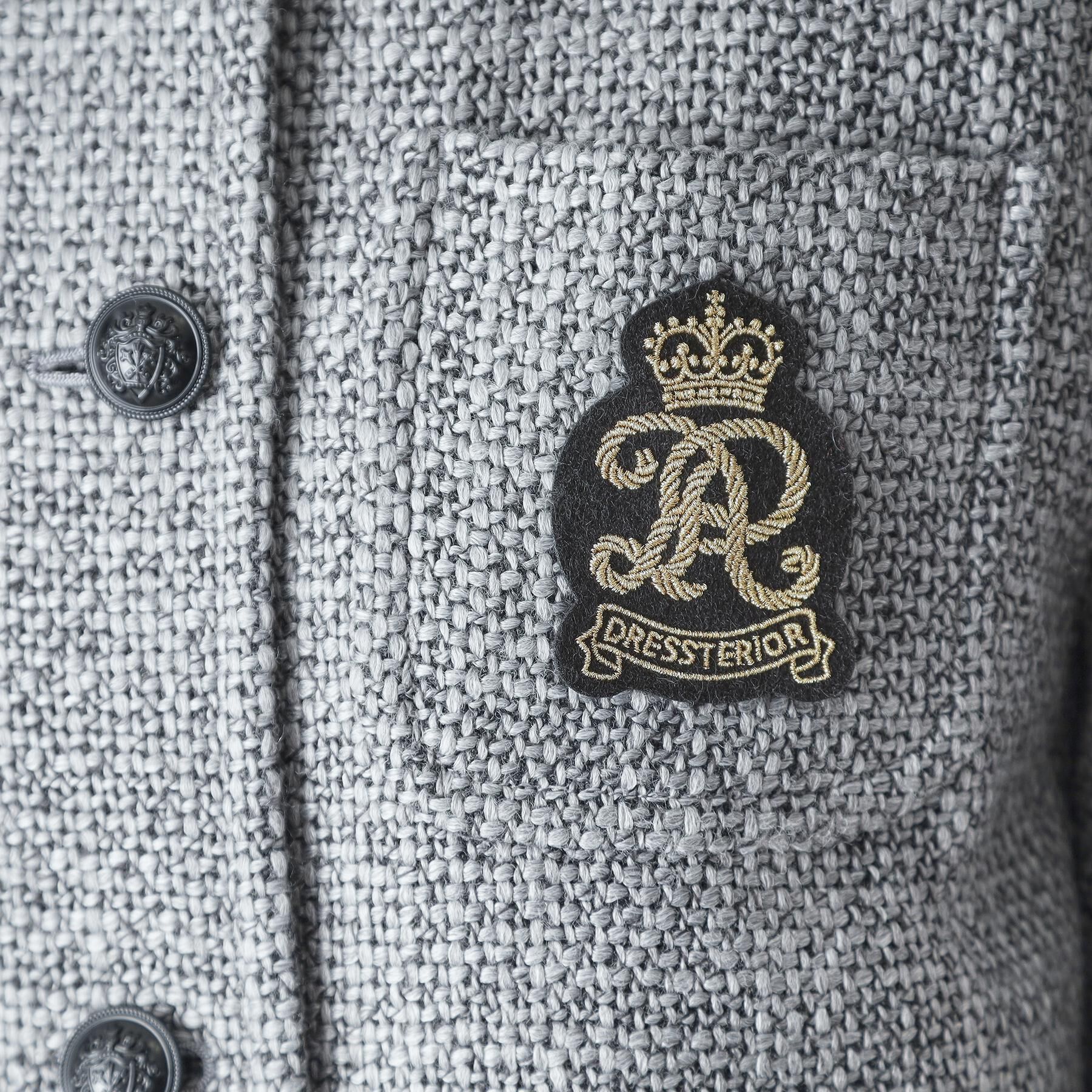 DRESSTERIOR「エンブレムショートブルゾン」|ブルゾン・スタジャン|