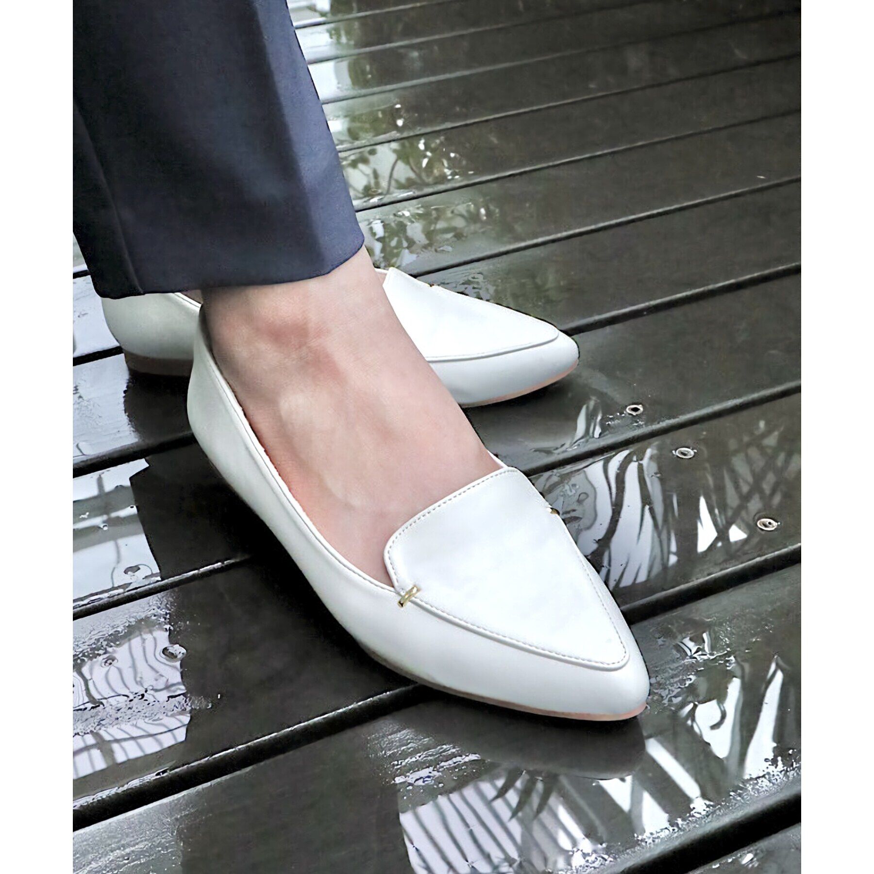 grove「メタルパーツローファーパンプス【晴雨兼用】」|その他|