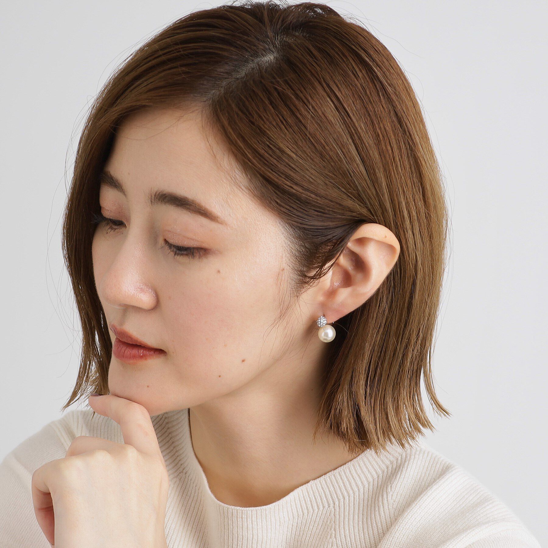 grove「2WAYビジューパール調ピアス【入卒対応可】」|ピアス|