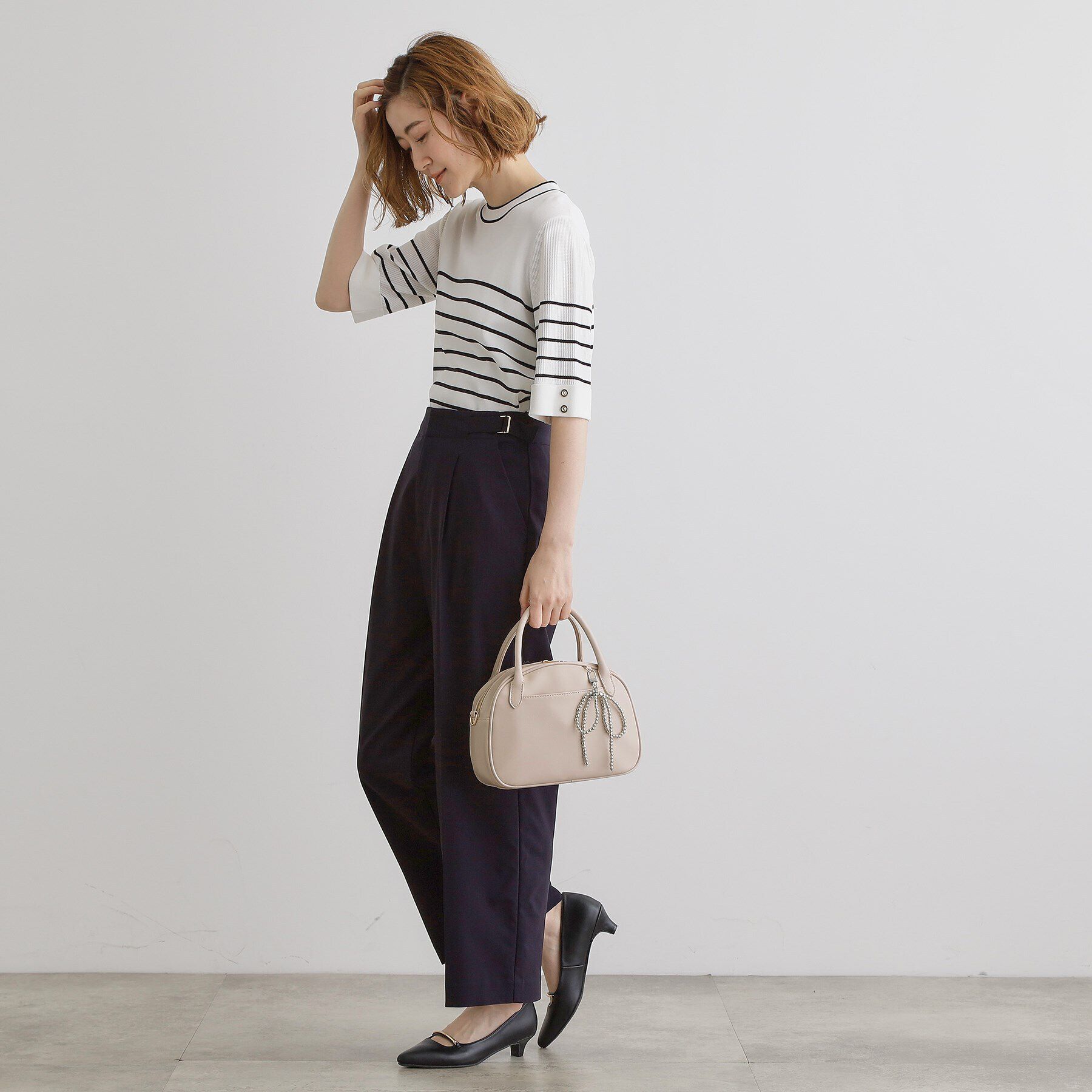 grove「リボンチャーム2WAYボストン」|ボストンバッグ|