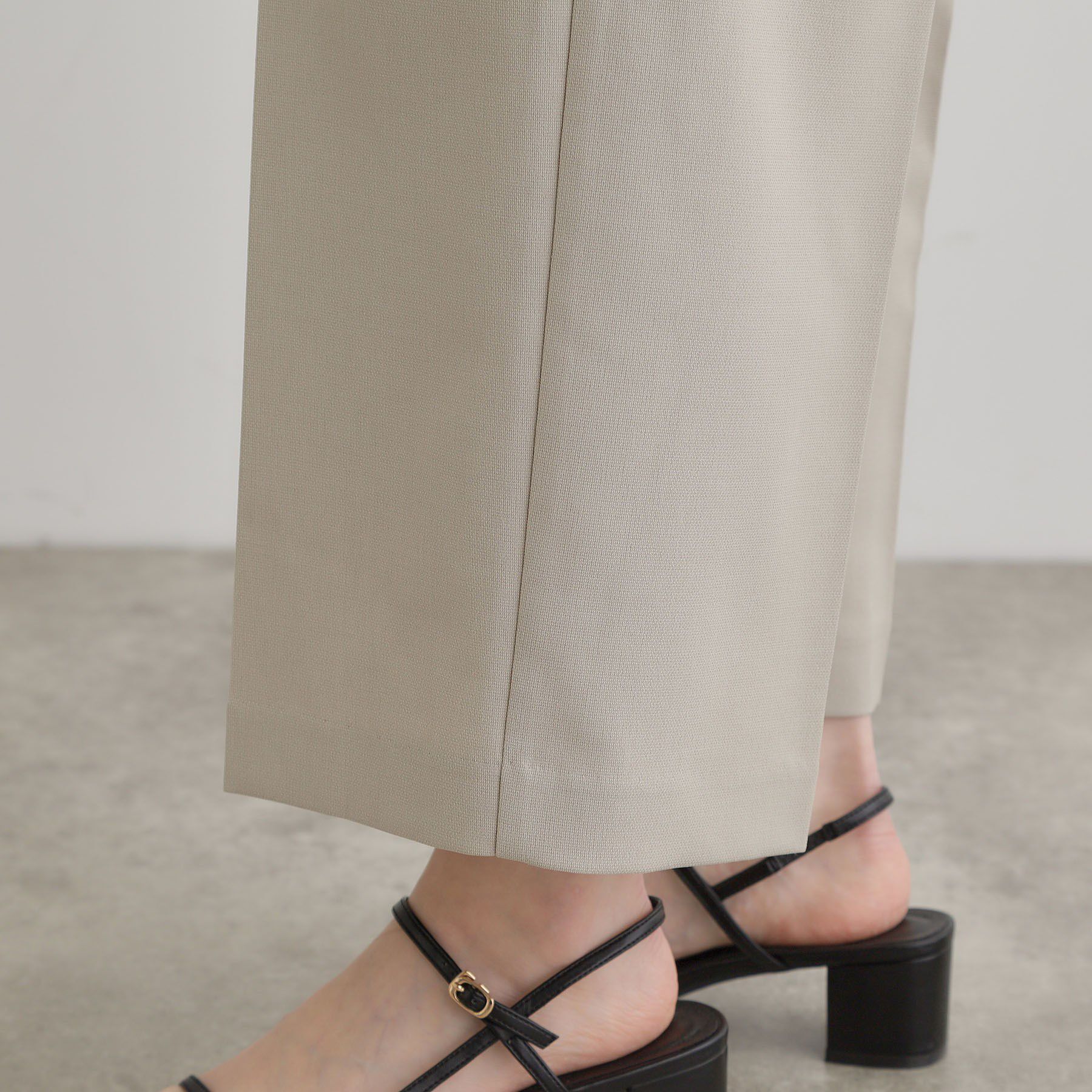 grove「【夏に嬉しい機能付き】リネンライクベルトワイドパンツ」|その他|