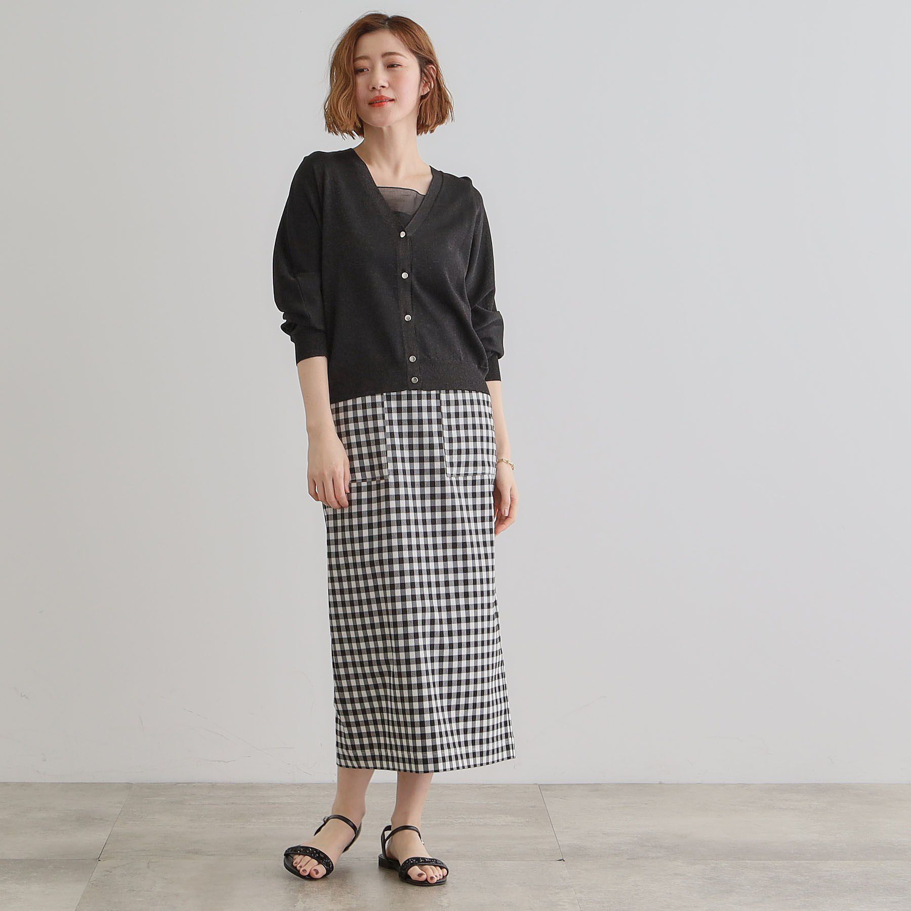 grove「【UV／冷感／抗ピル】ラメドルマンカーディガン」|カーディガン|