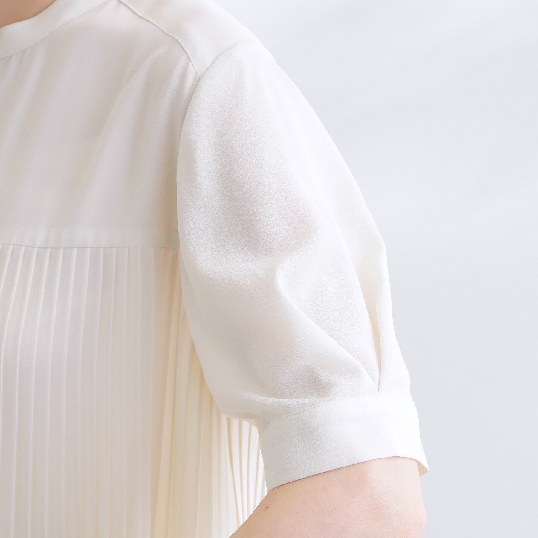 grove「【体型カバー】ラフに着たい　ティアードプリーツブラウス」|シャツ・ブラウス|