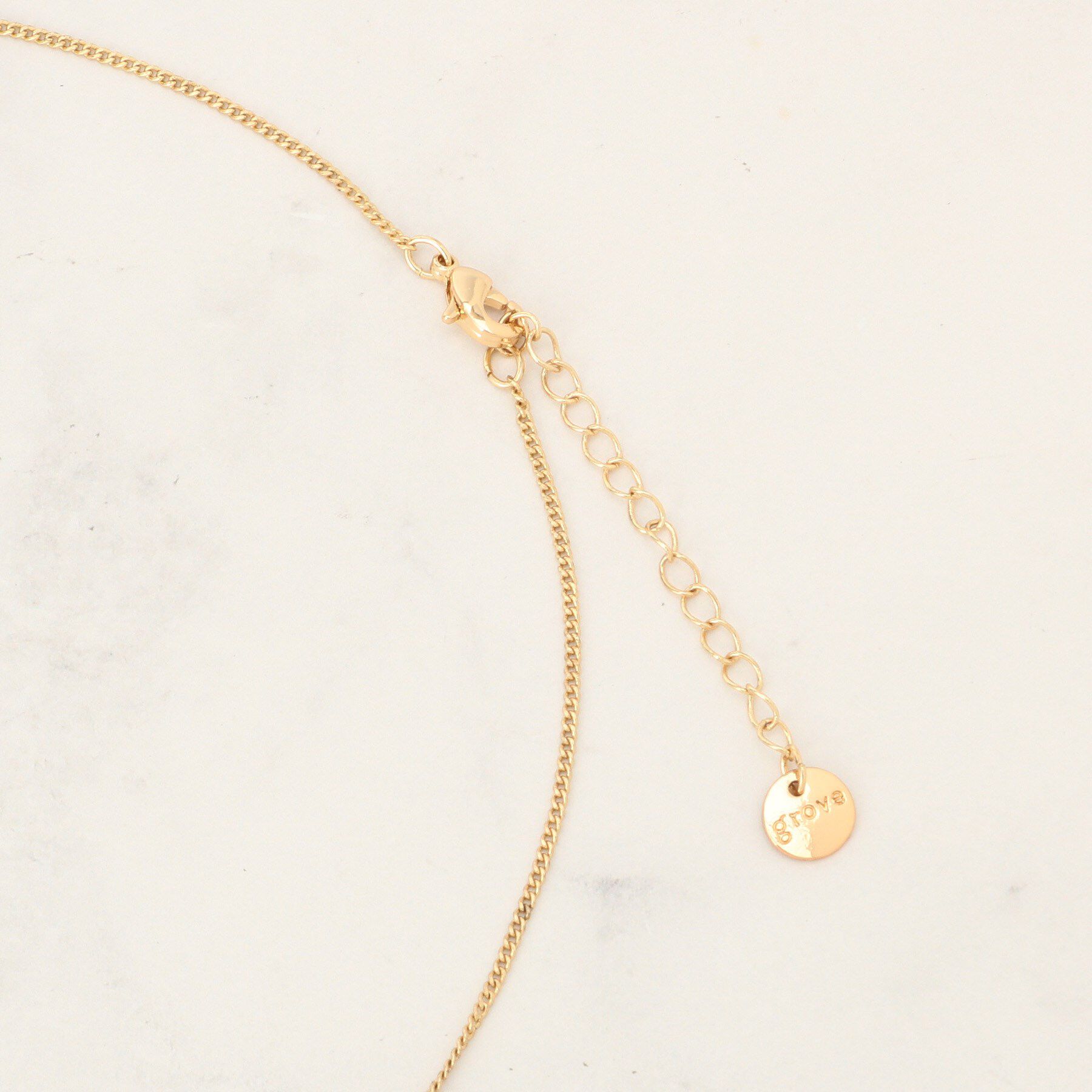 grove「ニュアンスメタルビジューネックレス」|ネックレス|