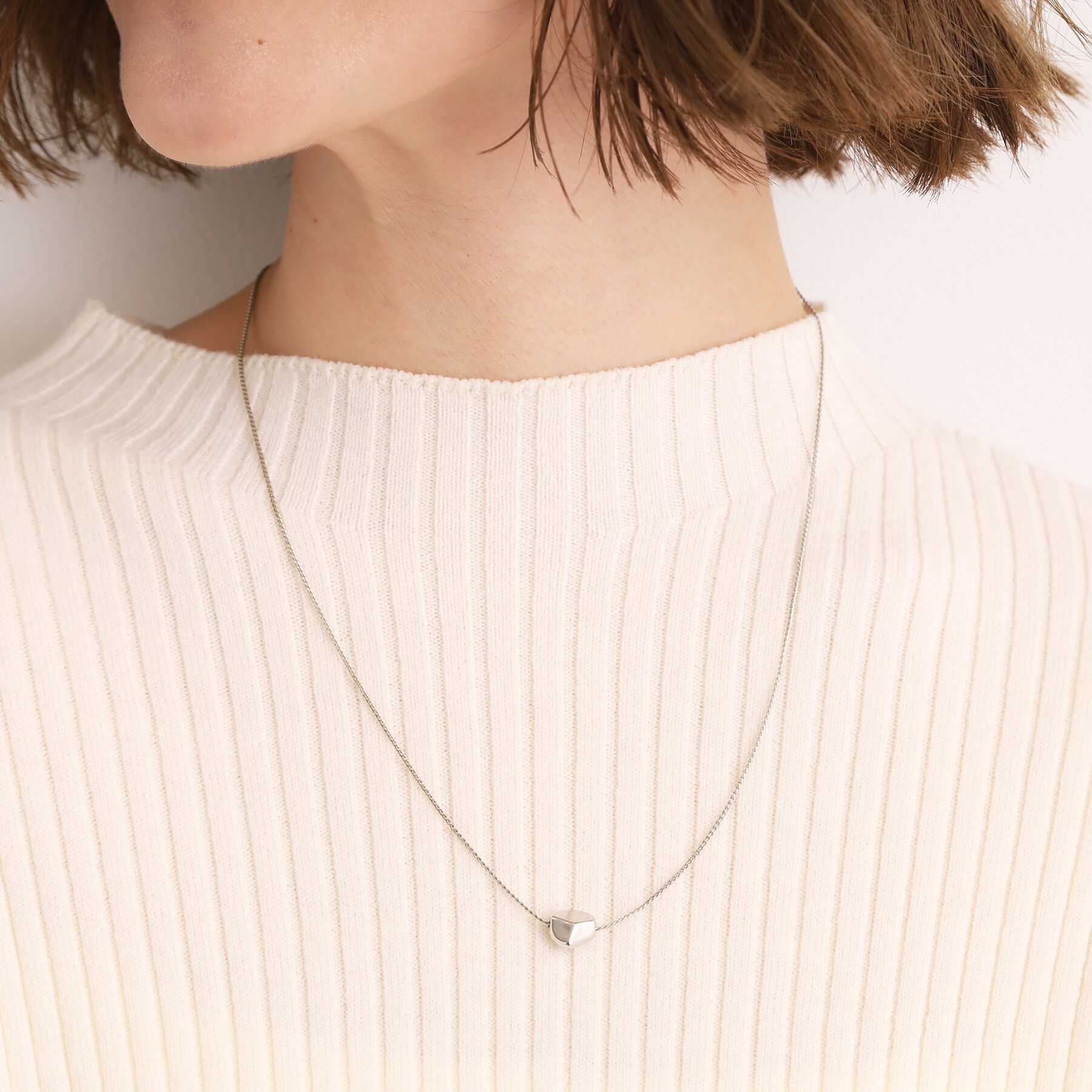 grove「メタルストーンネックレス」|ネックレス|