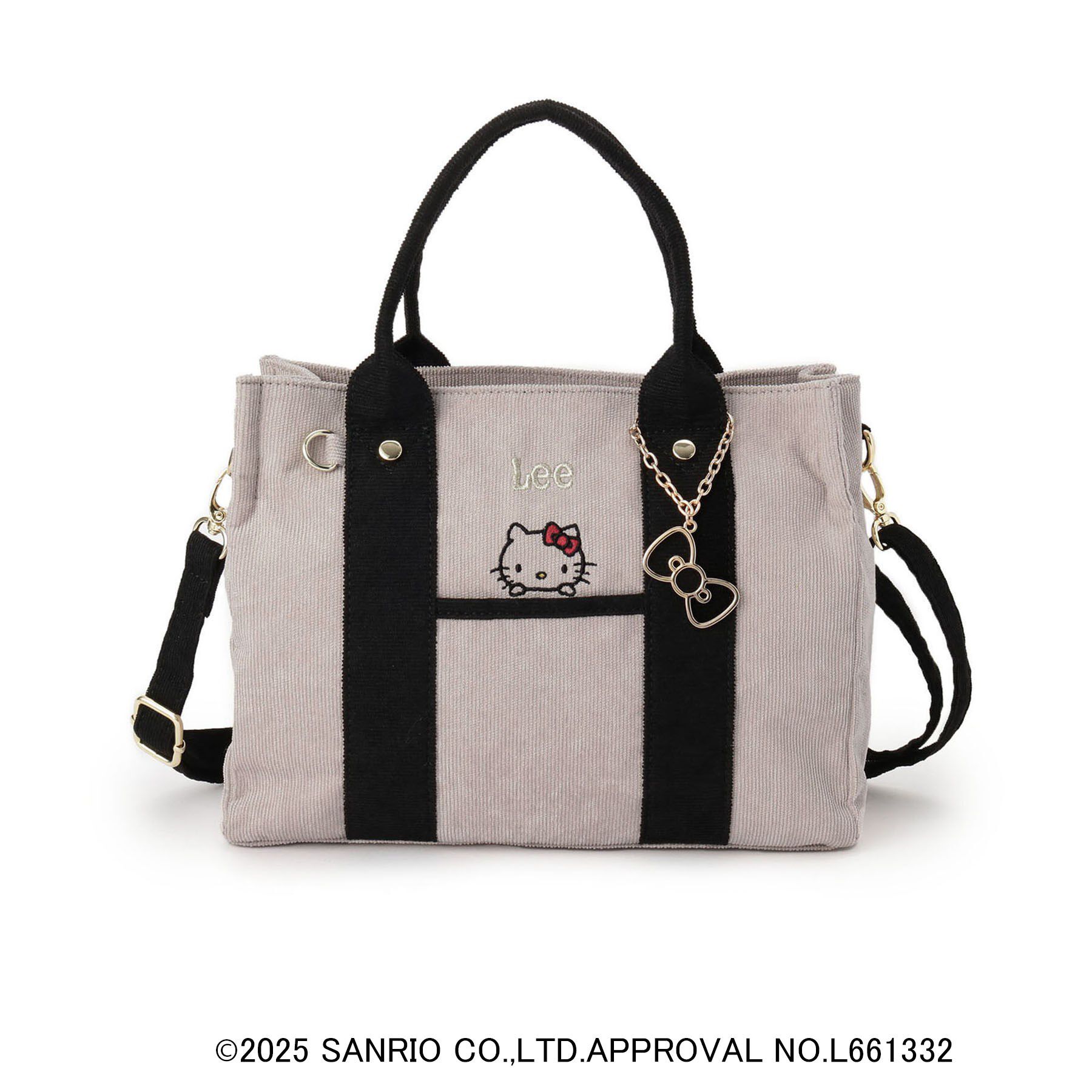 grove「【ハローキティ】Lee別注ポケット刺繍スクエアトート」|トートバッグ|