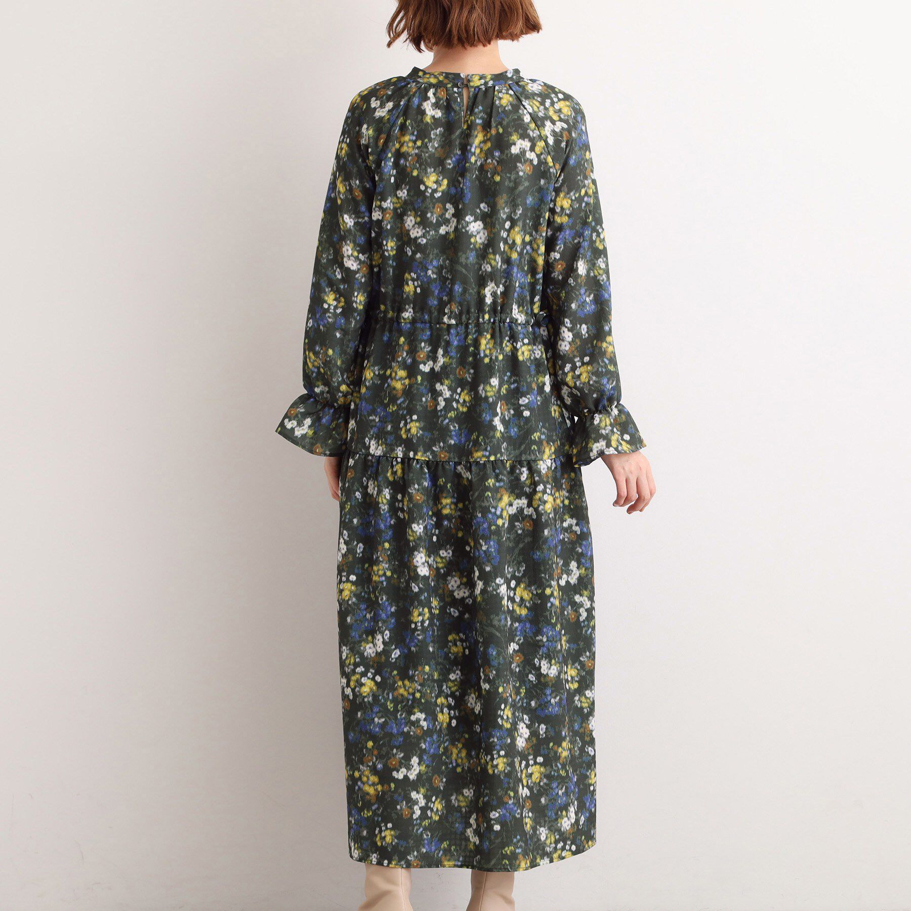 grove「カスリフラワーティアードワンピース」|ワンピース|