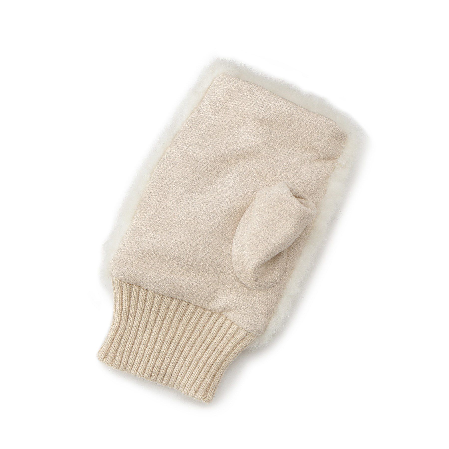 grove「2WAYフェイクファーミトン」|手袋|