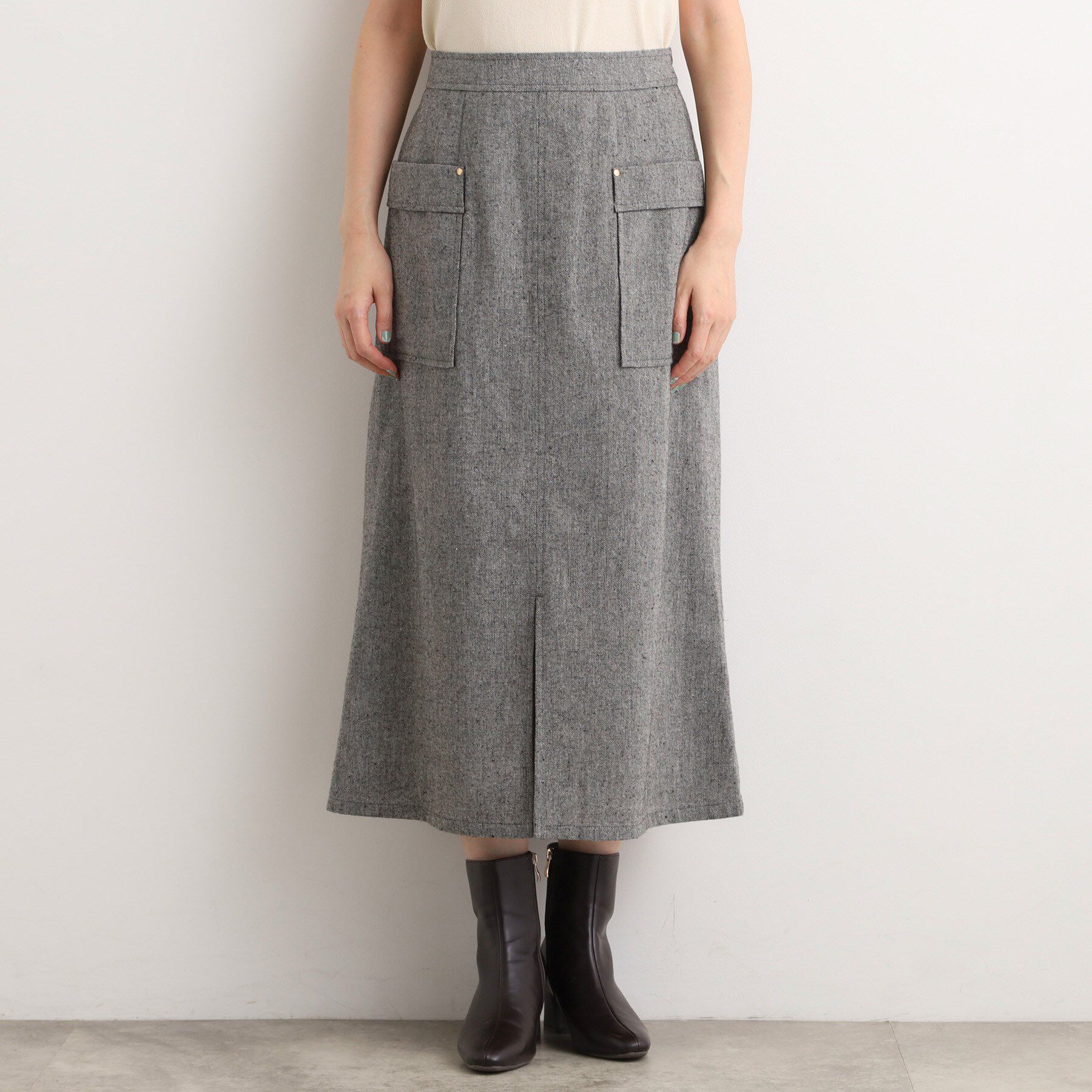 grove「クラシカルツイード Aラインスカート」|スカート|