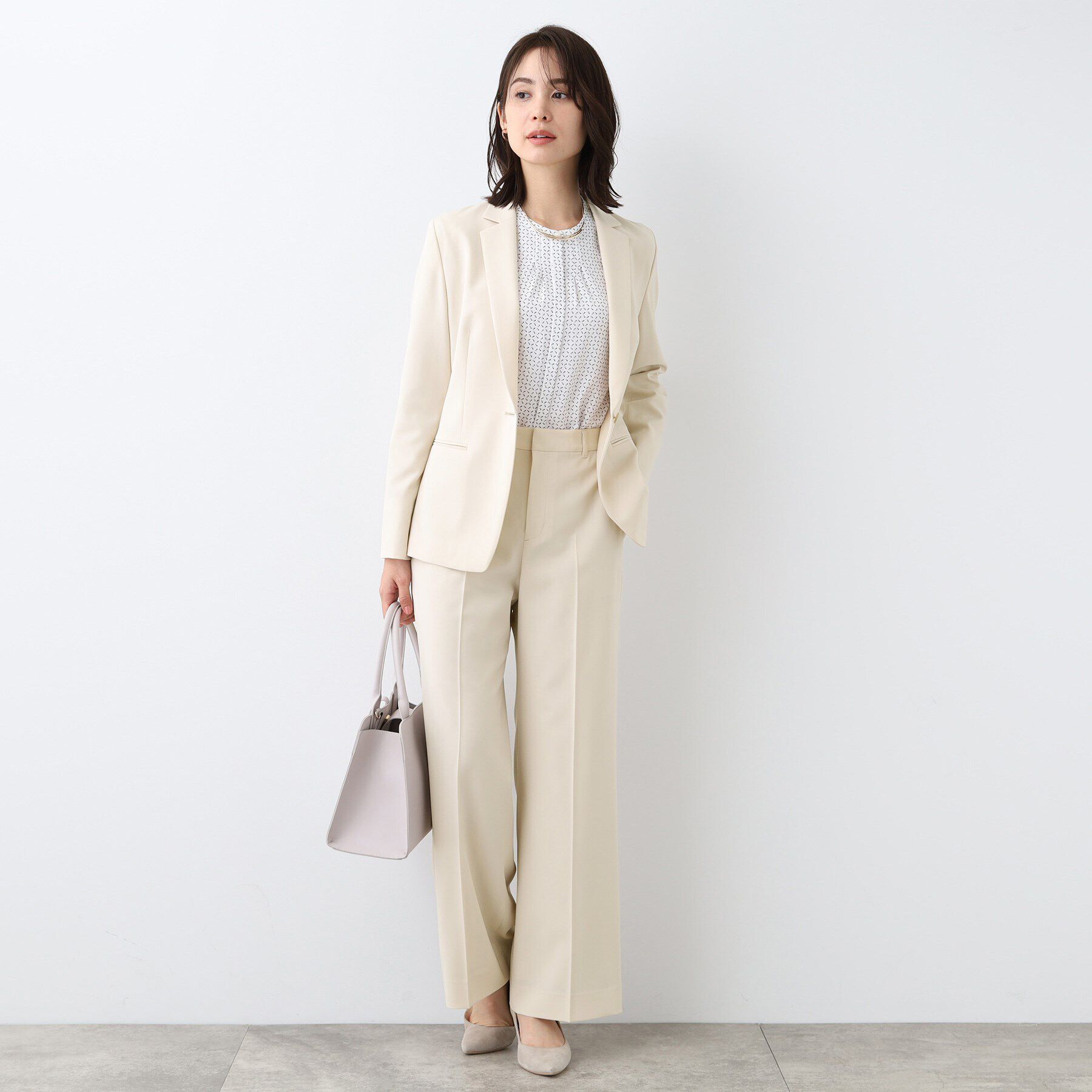 INDIVI「【洗える／UVケア／スーツ】ストレッチテーラードカラージャケット」|スーツ|