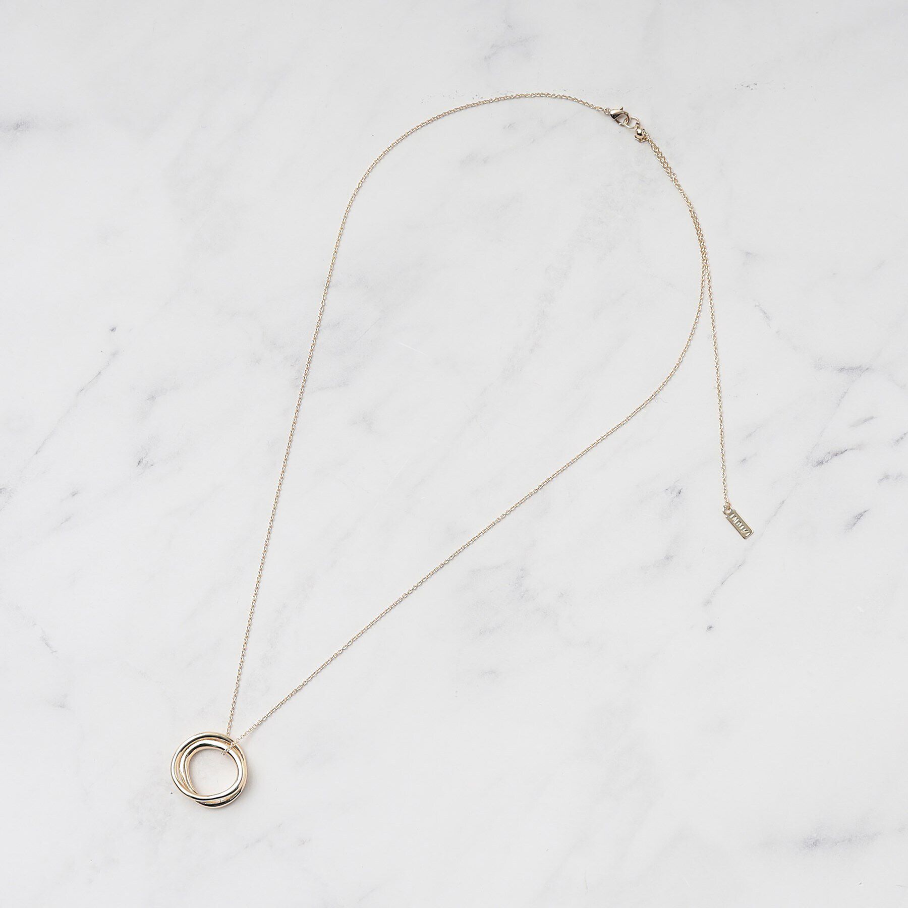 INDIVI「【フリー調整可能】ワントップロングネックレス」|ネックレス|