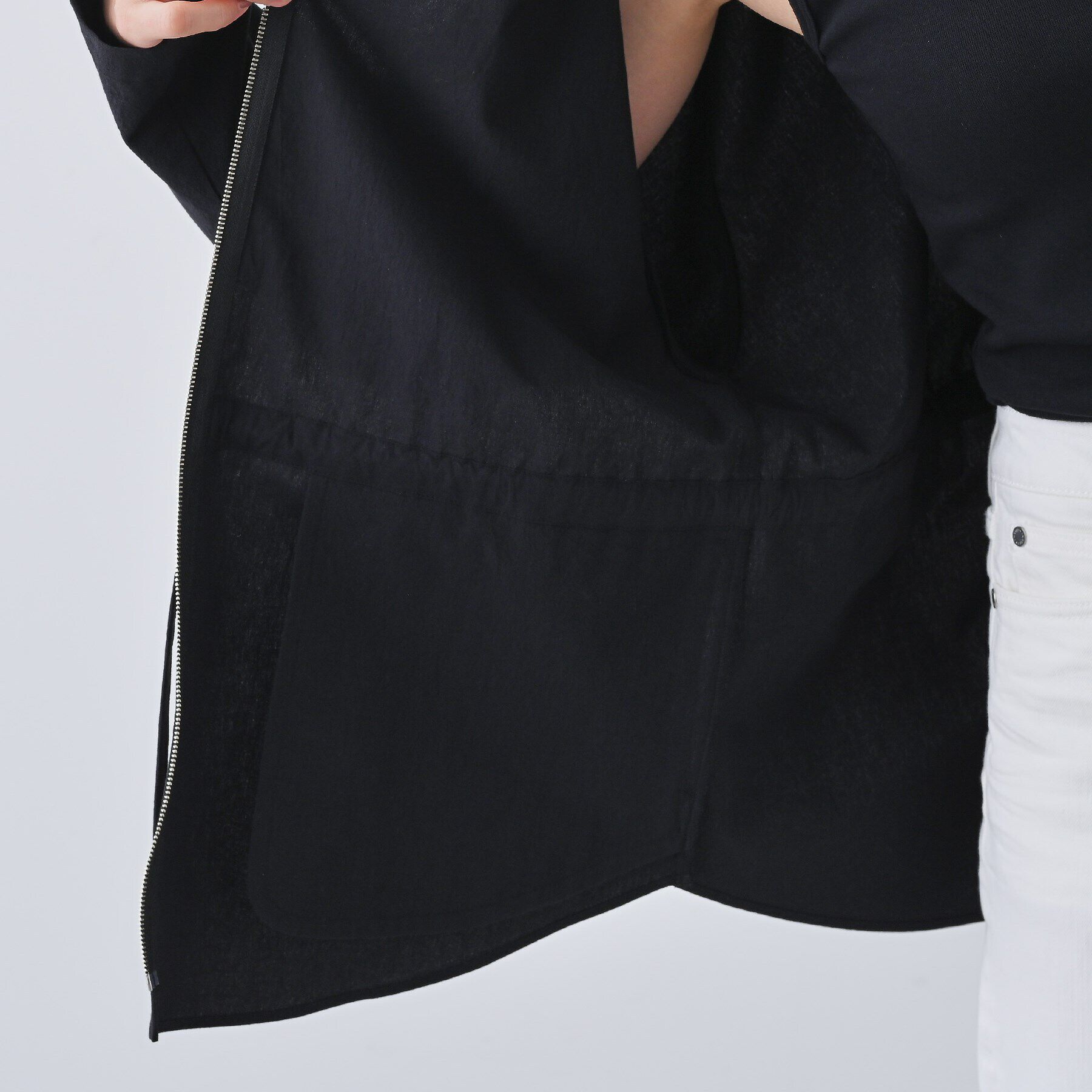 INDIVI「【日本製】ドライタッチ ウィンドブレーカー」|ブルゾン・スタジャン|