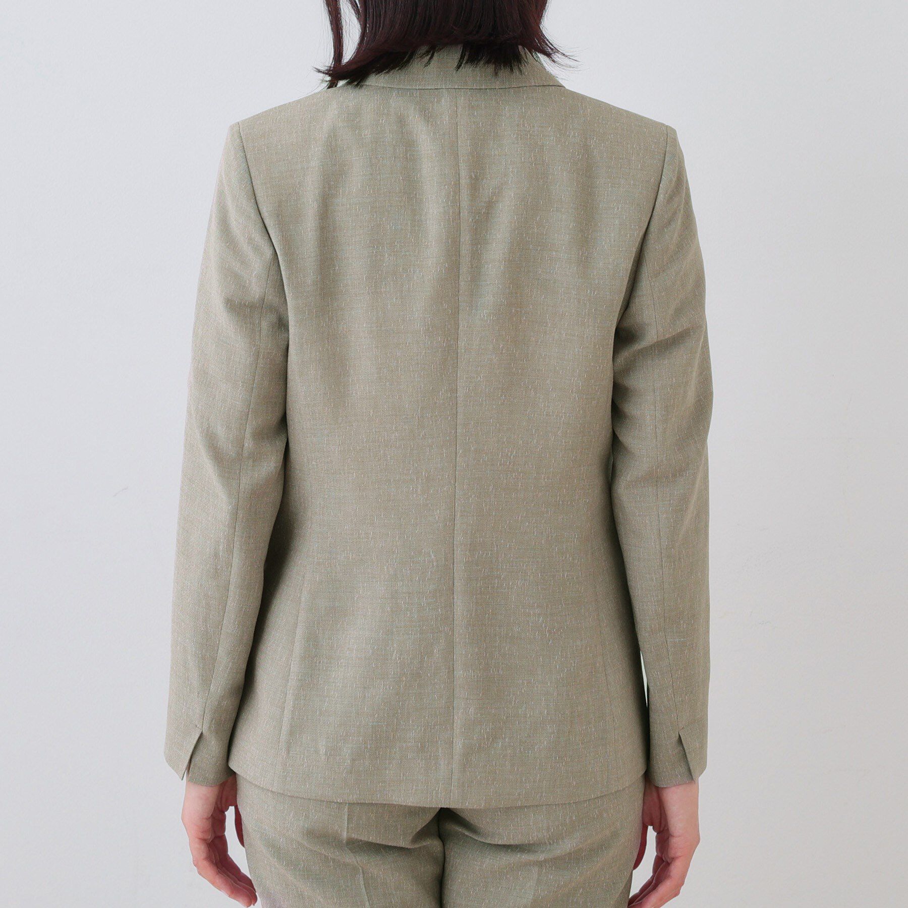 INDIVI「【日本製】リネンライクテーラードジャケット」|テーラードジャケット|