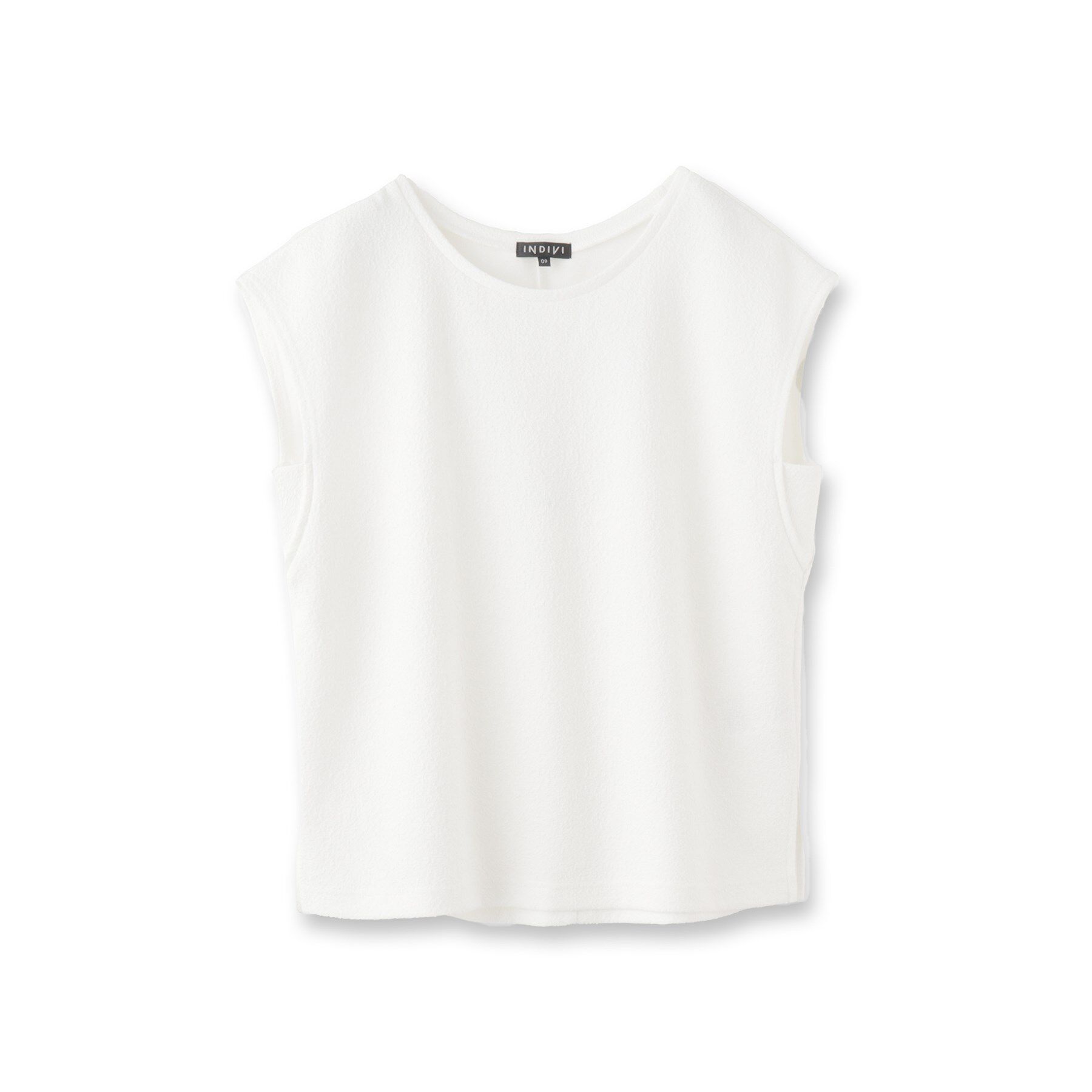 INDIVI「【2点セット／着回し◎】ノースリーブ＆ティアードスカート カセット服」|ワンピース|