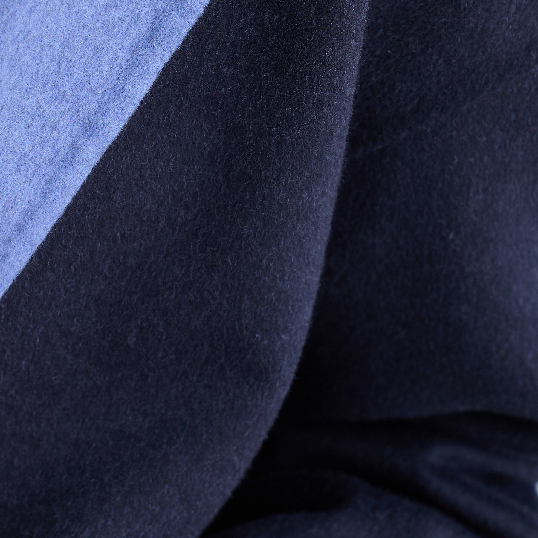 INDIVI「【配色デザイン／ショート丈】ウールリバー ノーカラーコート」|ノーカラーコート|