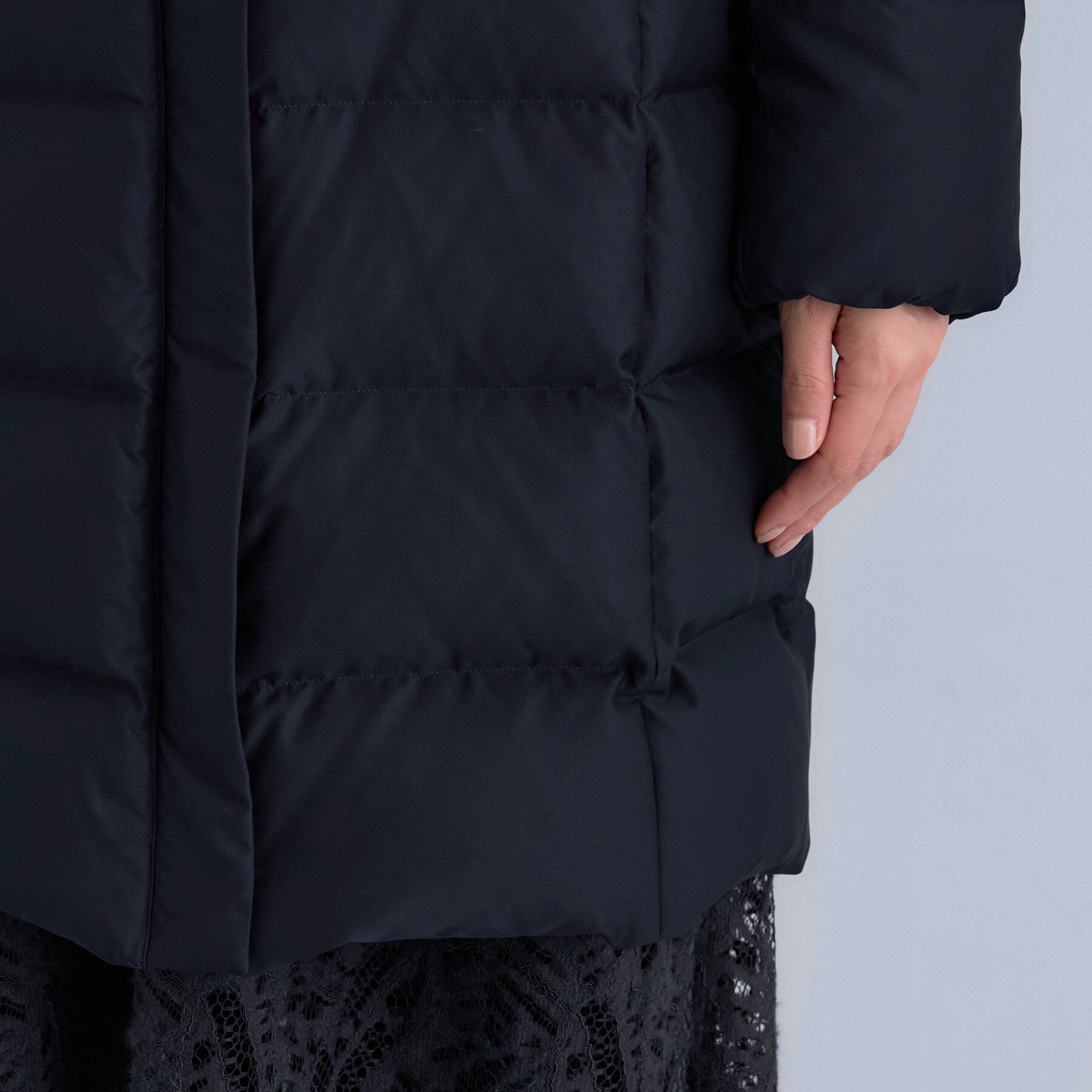 INDIVI「【名品／撥水／抗菌防臭】ロング丈リサイクルダウンコート」|ダウン|