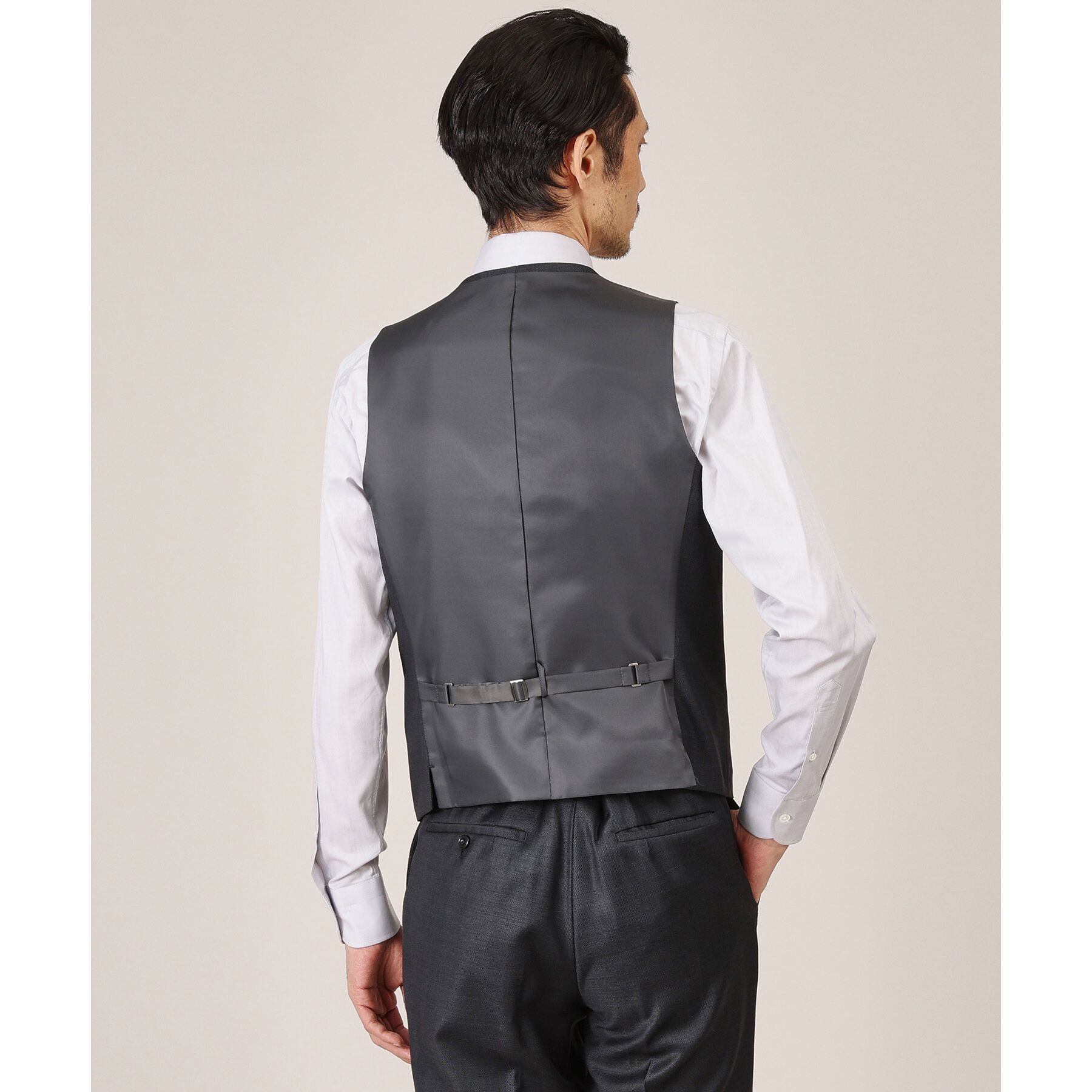 TAKEO KIKUCHI「【3ピース対応】シャイニーシャークピンヘッド ベスト」|スーツ|