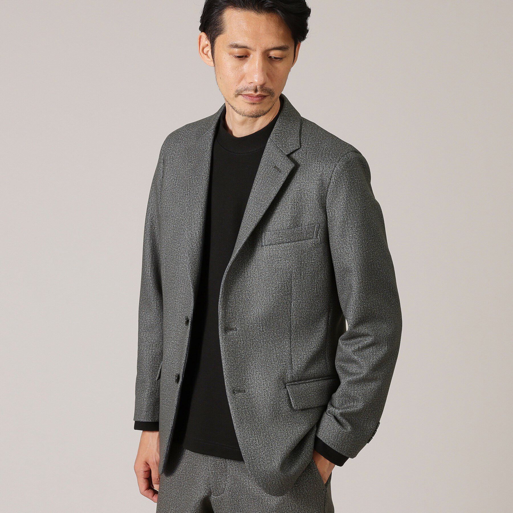 TAKEO KIKUCHI「【DOWN FABRIC】ダウンファブリック テーラード ジャケット / セットアップ対応」|テーラードジャケット|