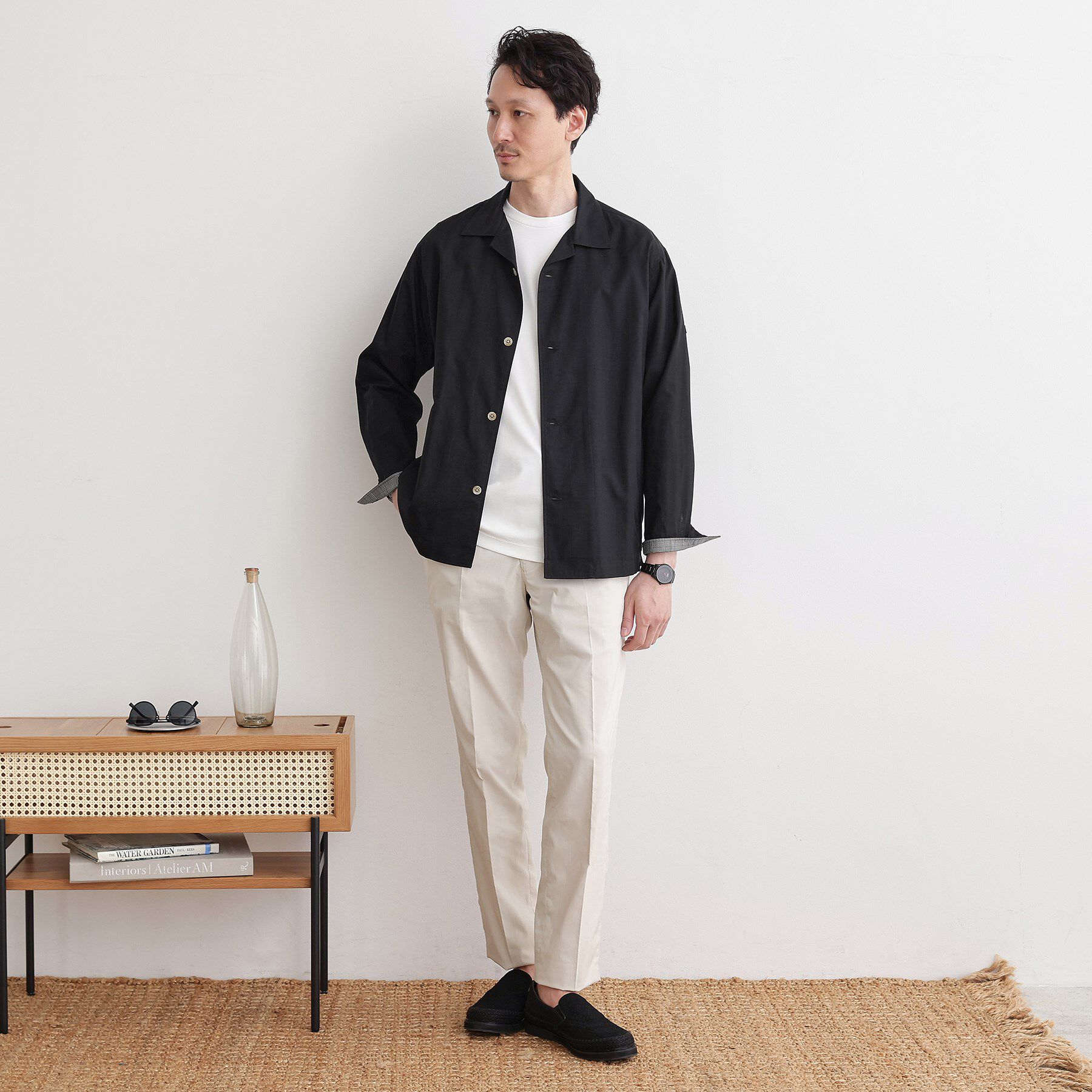 TAKEO KIKUCHI「【羽織】ダブルフェイス シャツ 羽織り」|シャツ・ブラウス|