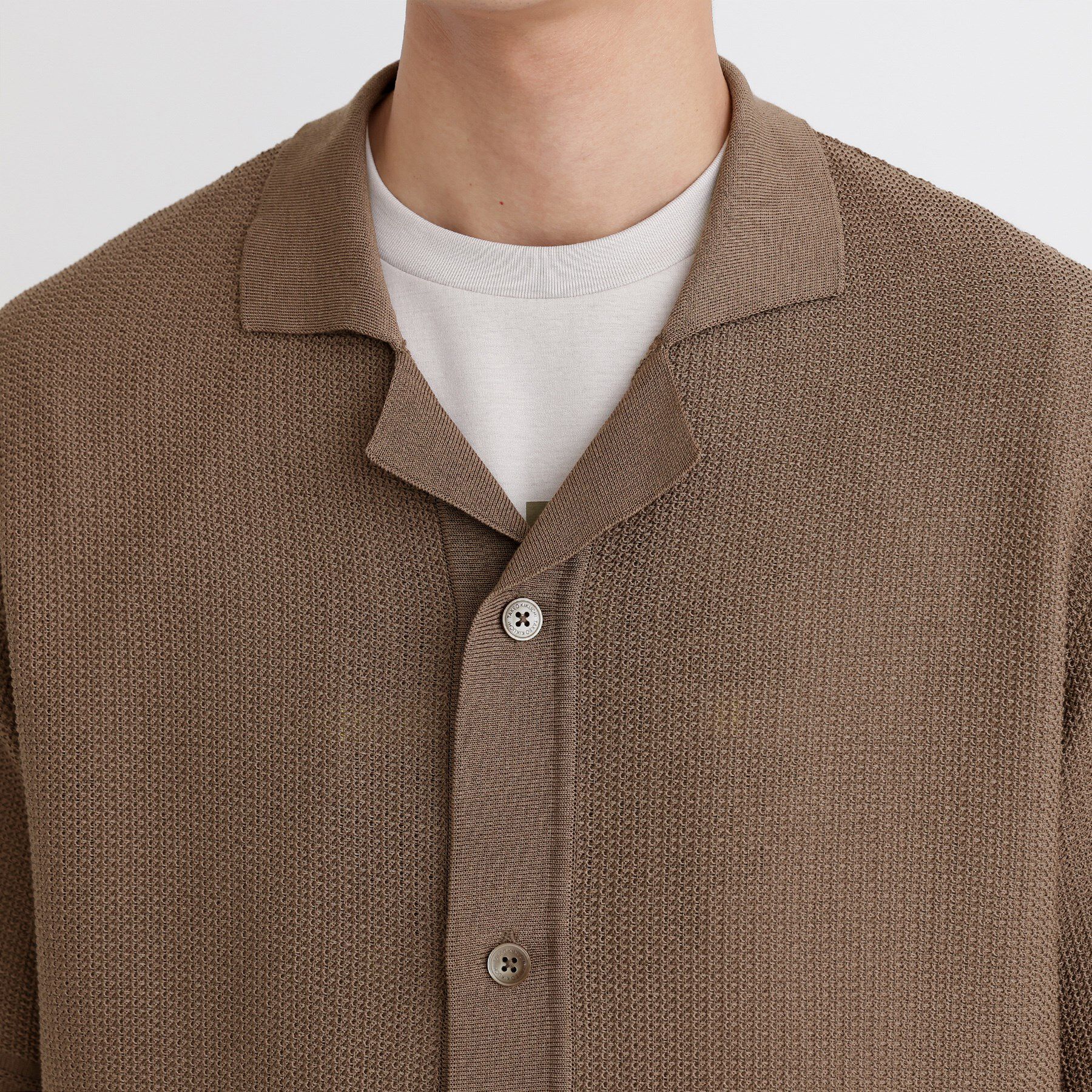 TAKEO KIKUCHI「ニットシャツ カーディガン」|カーディガン|