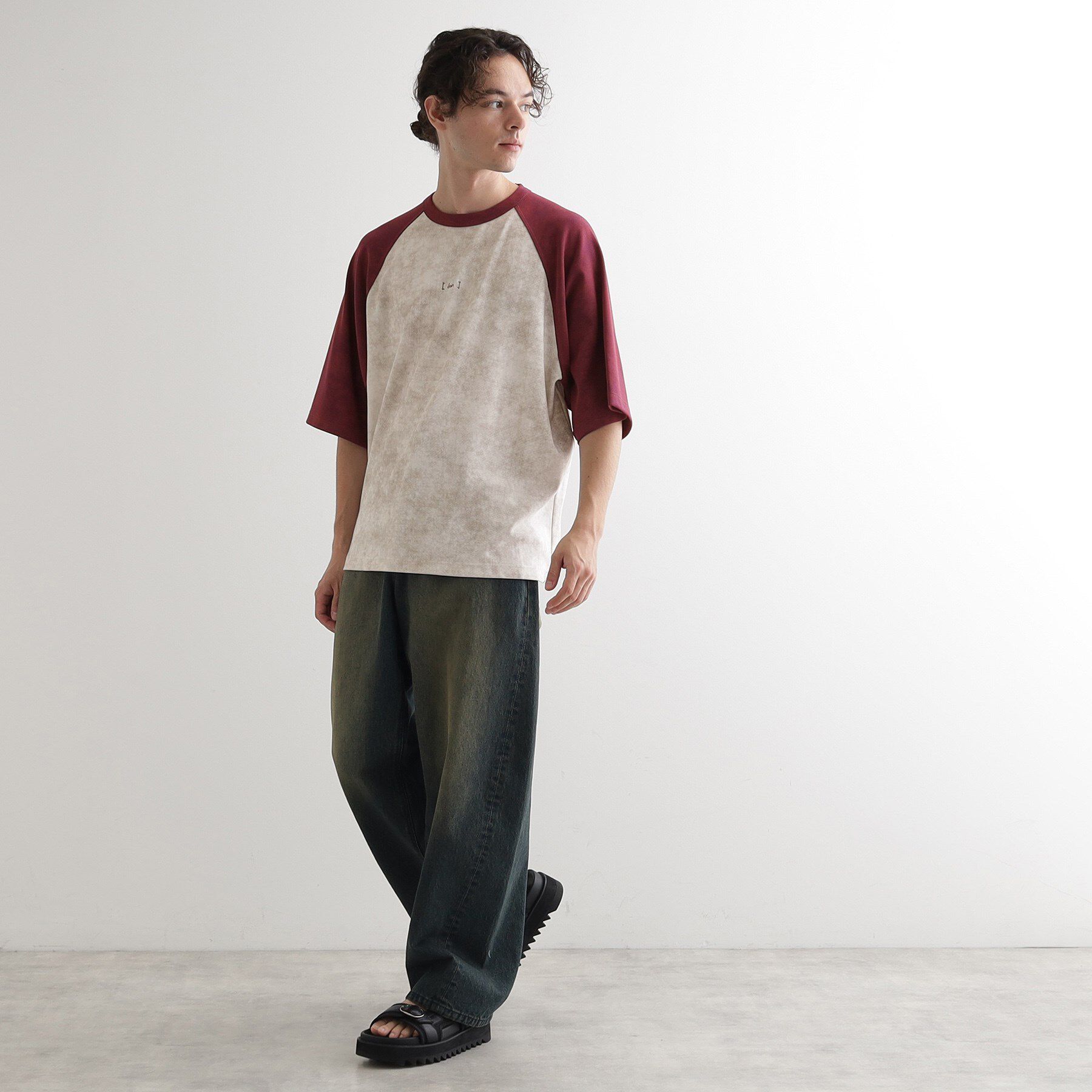 tk.TAKEO KIKUCHI「ヴィンテージライクラグランTシャツ」|Tシャツ・カットソー|