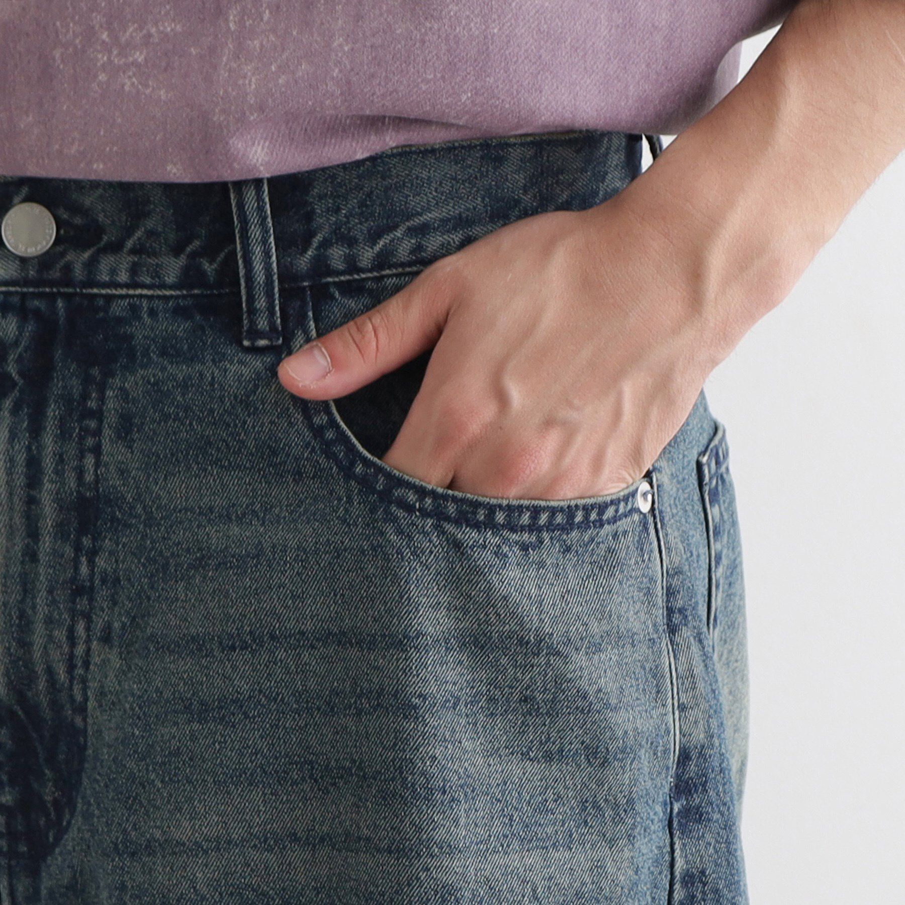 tk.TAKEO KIKUCHI「デニムバギーショーツ」|デニム|