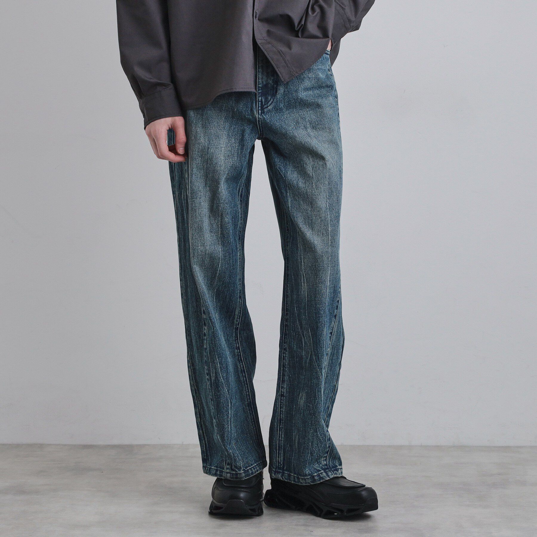 tk.TAKEO KIKUCHI「ストレートレッグデニム」|デニム|