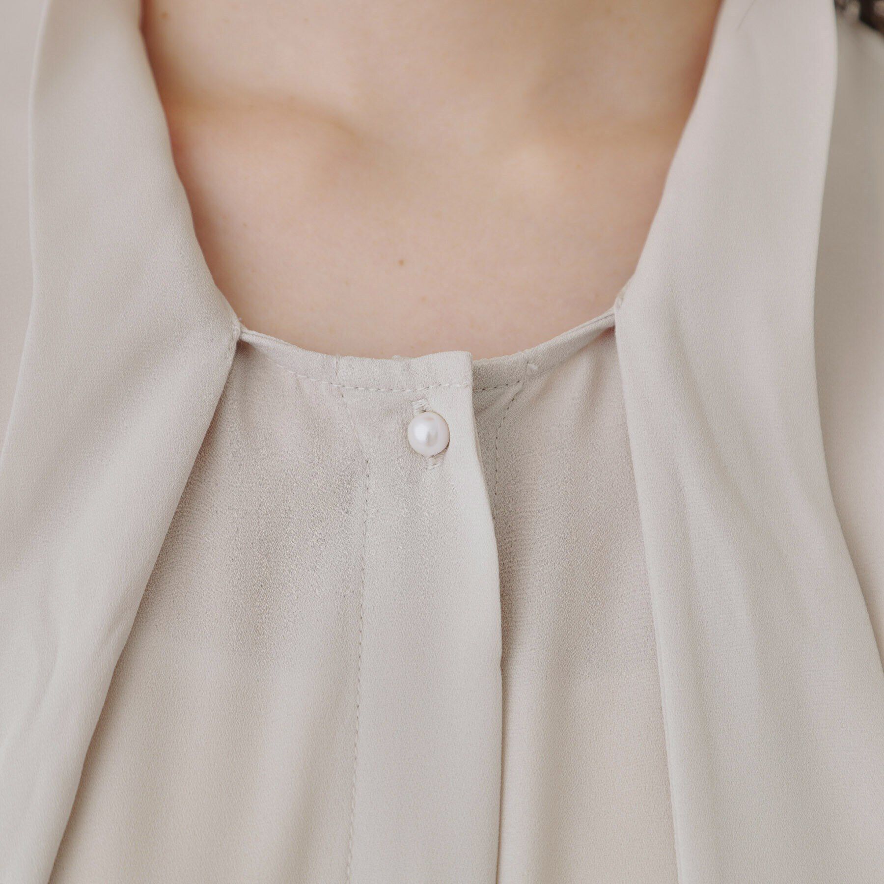 OPAQUE.CLIP「《通勤・セレモニー対応》ジョーゼットプリーツワンピース【洗える】」|ワンピース|