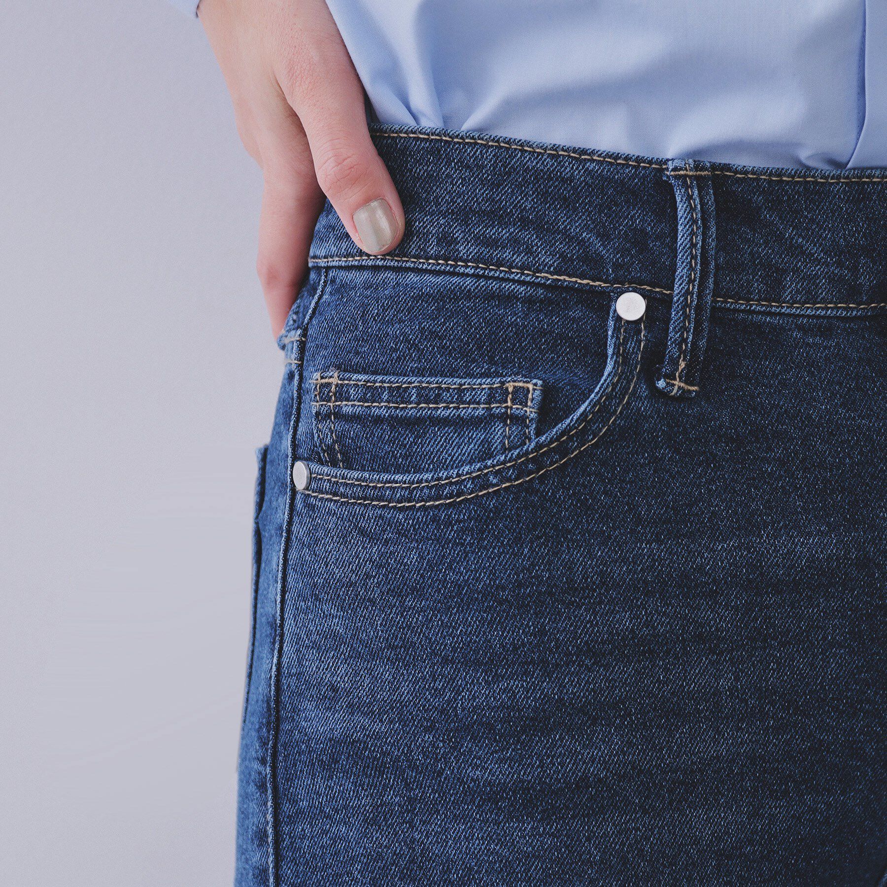 OPAQUE.CLIP「《SS-LLサイズ》ストレッチスリムストレートデニム【洗濯機洗い可】」|その他|