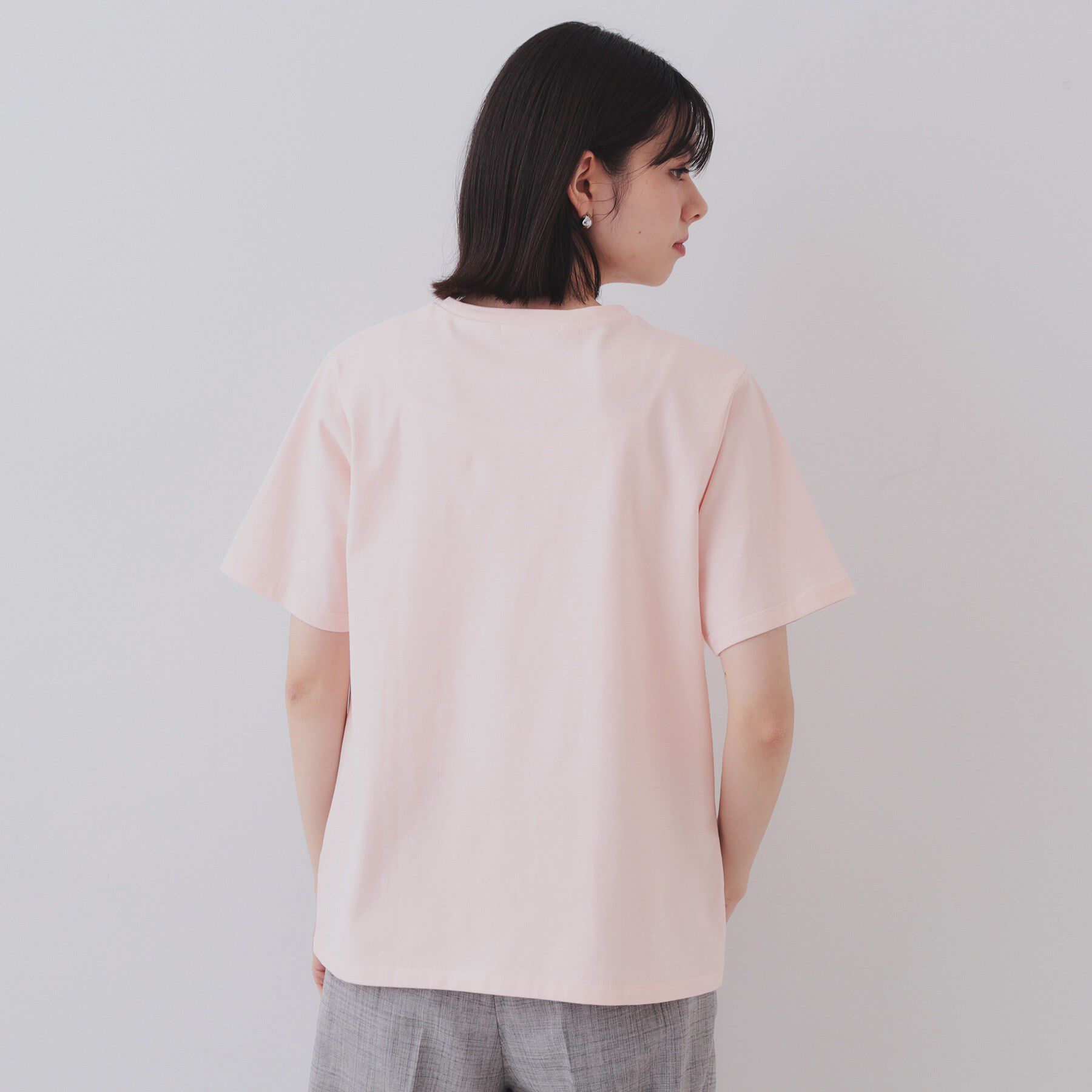OPAQUE.CLIP「アソートロゴTシャツ【洗濯機洗い可】」|Tシャツ・カットソー|