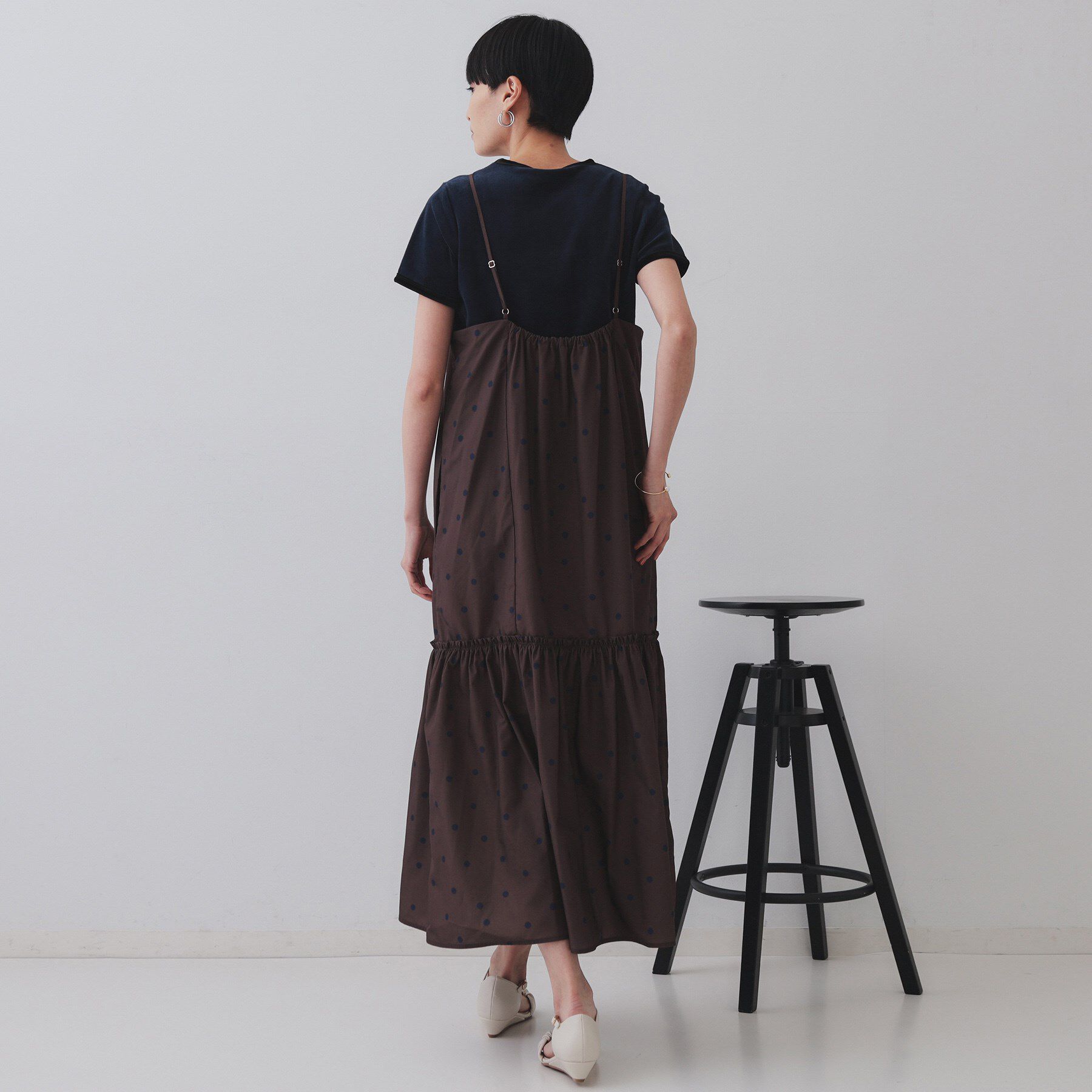 OPAQUE.CLIP「ベロアTシャツ【洗濯機洗い可】」|Tシャツ・カットソー|