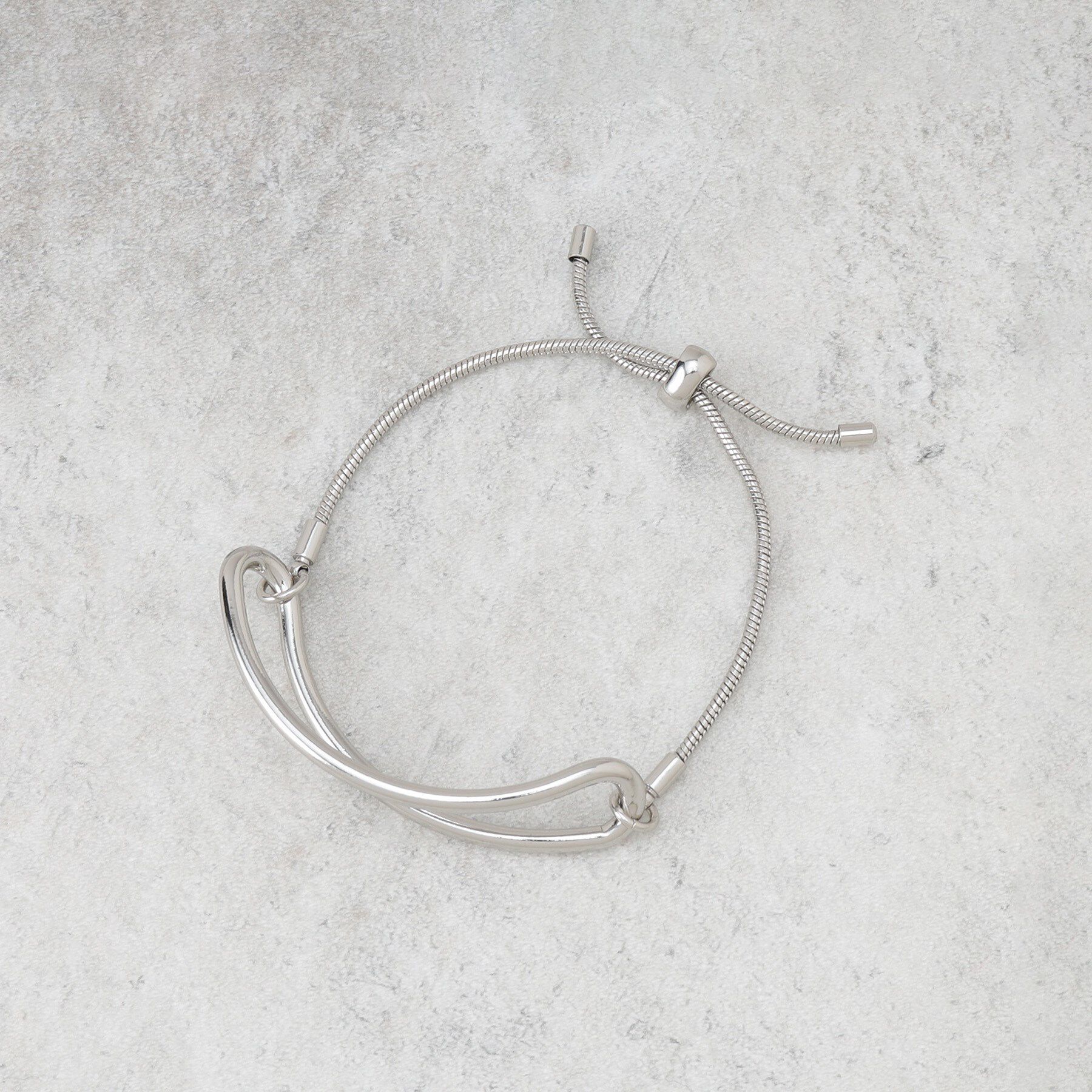 OPAQUE.CLIP「オーバルスネークチェーンブレスレット」|ブレスレット・バングル|シルバー(006)