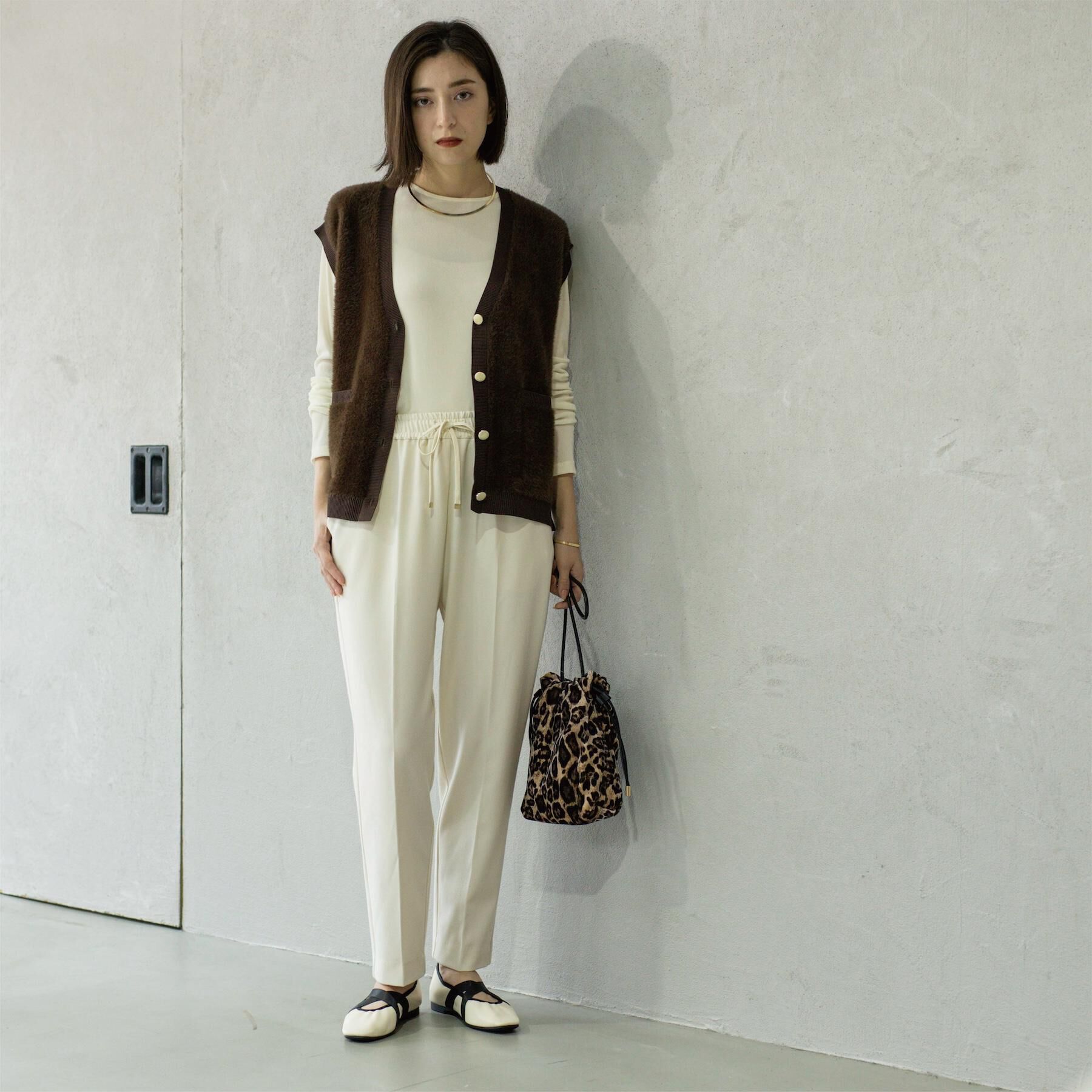 OPAQUE.CLIP「ウォームタッチ イージーテーパードパンツ【洗濯機洗OK/ストレッチ】」|その他|