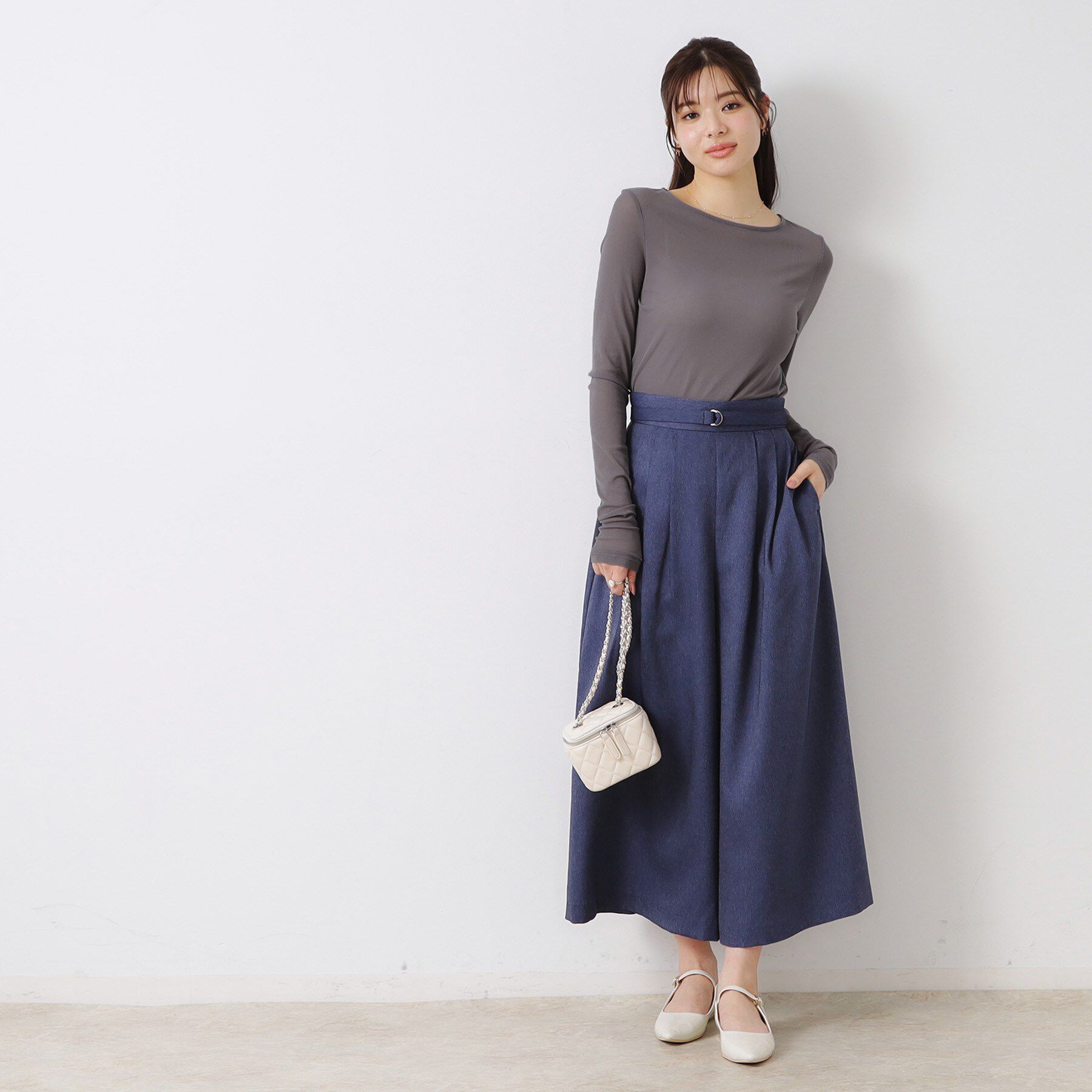 Couture broach「チュールクルーネックTシャツ」|Tシャツ・カットソー|