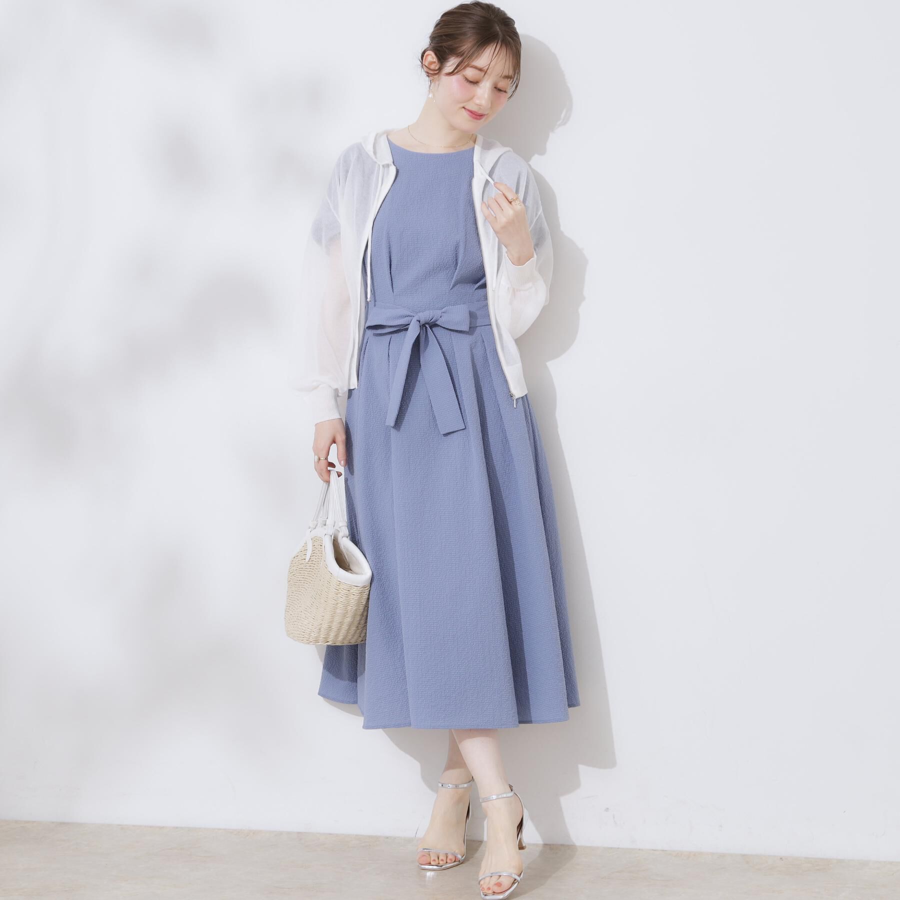 Couture broach「【上品な透け感・大人カジュアル】シアージップアップフーディー」|パーカー|