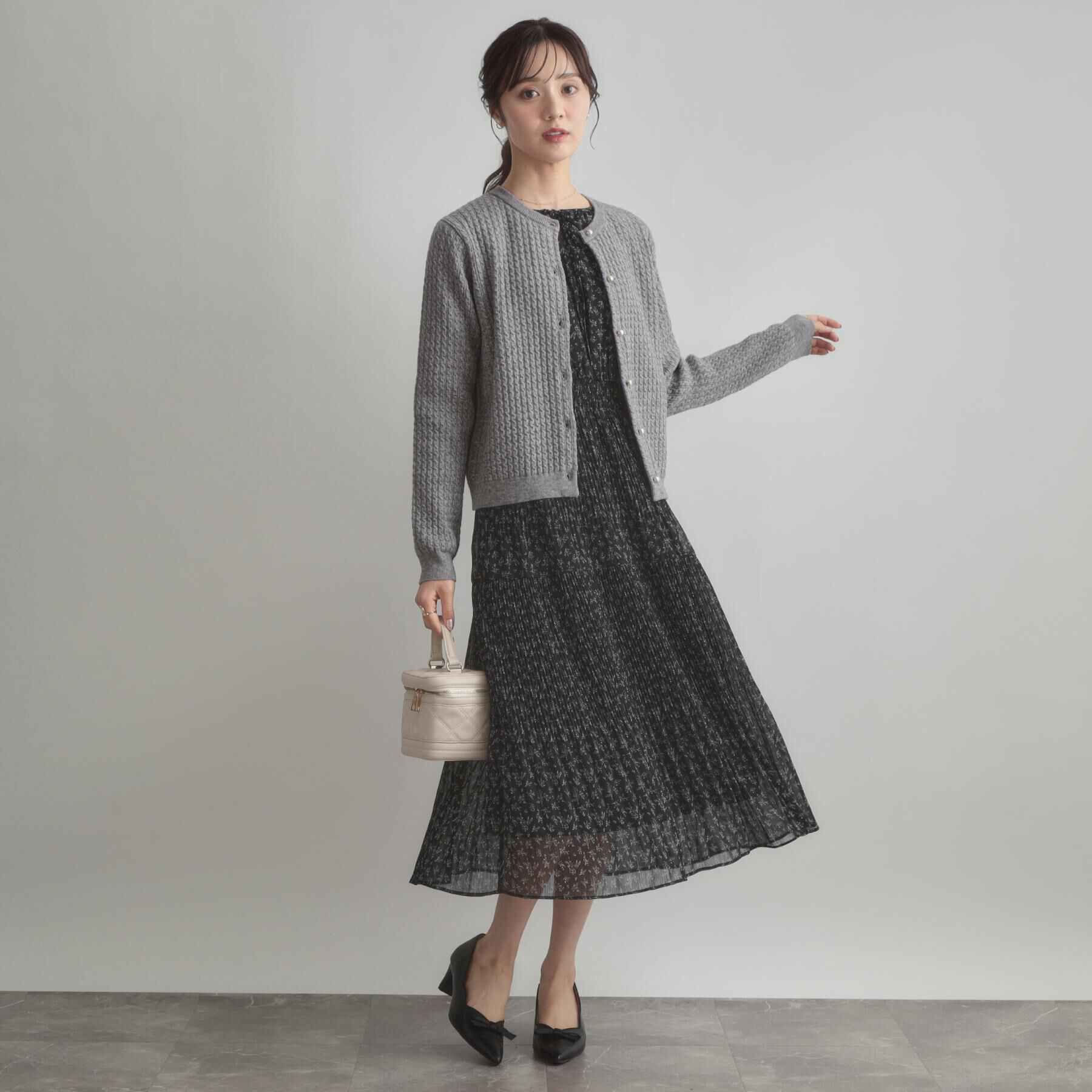 Couture broach「【大人可愛い・きれいめ・通勤】ケーブルカーディガン」|カーディガン|