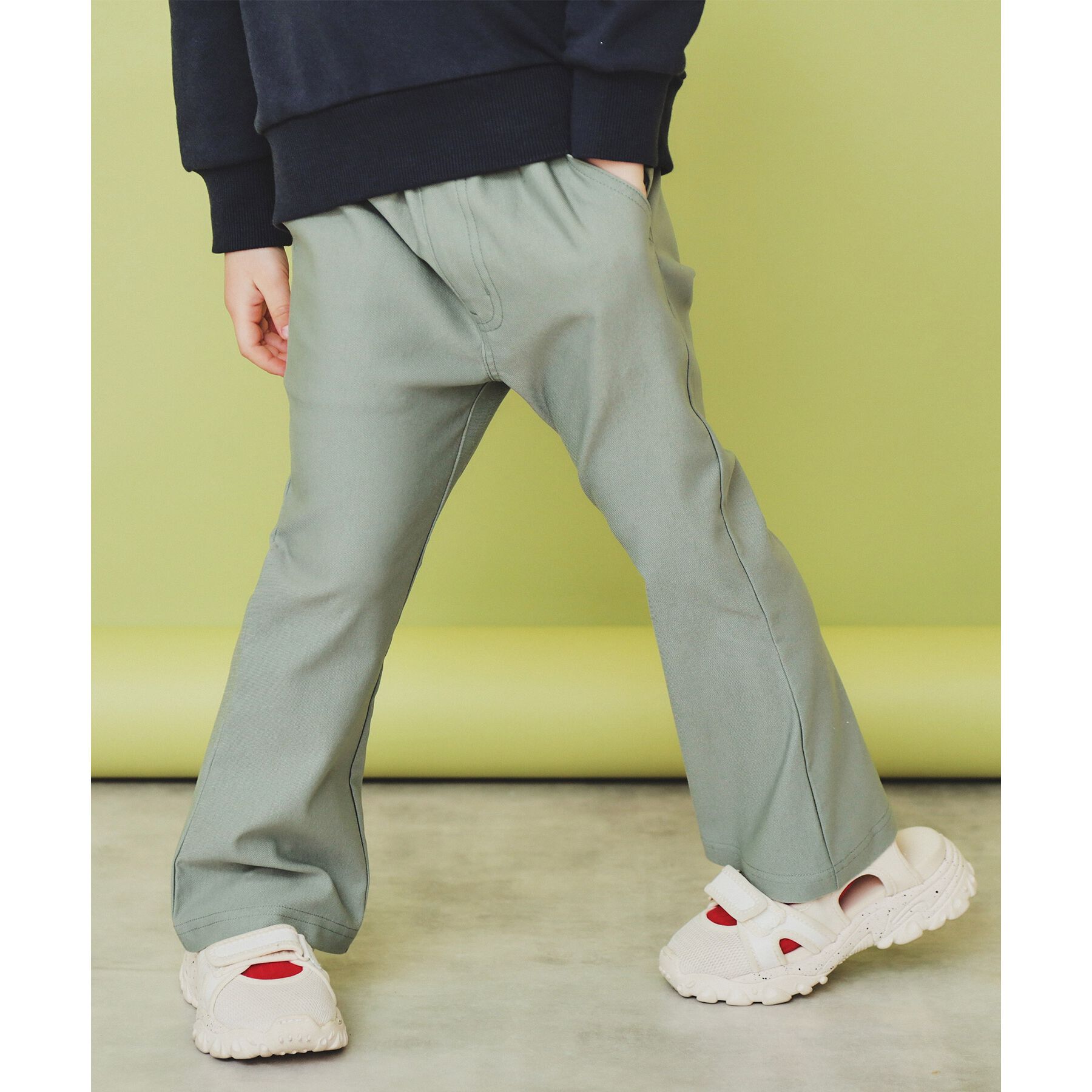 THE SHOP TK「【110-150】のびーるフレアパンツ/洗濯機OK」|その他|