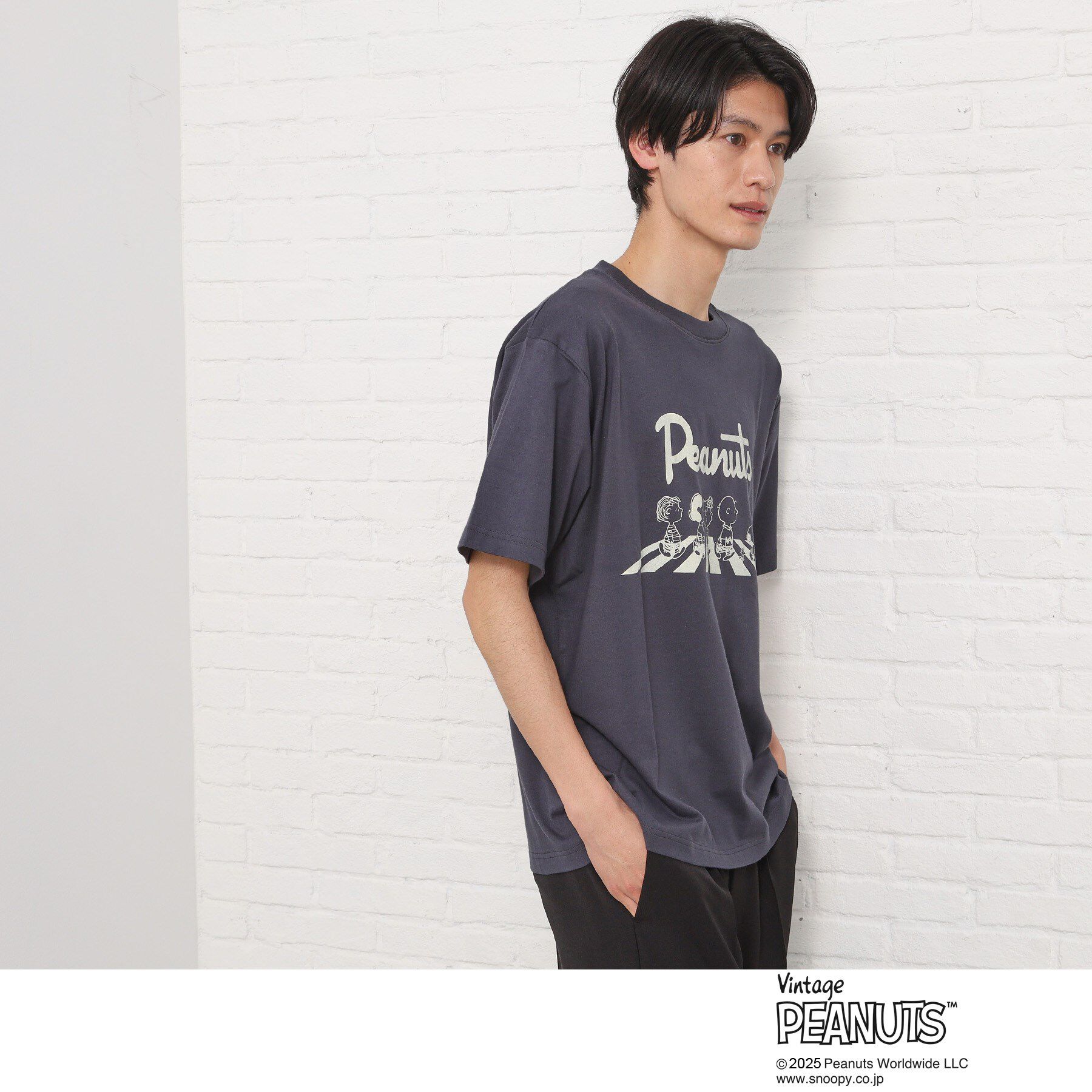 THE SHOP TK「75周年PEANUTSデザイン半袖Tシャツ」|Tシャツ・カットソー|