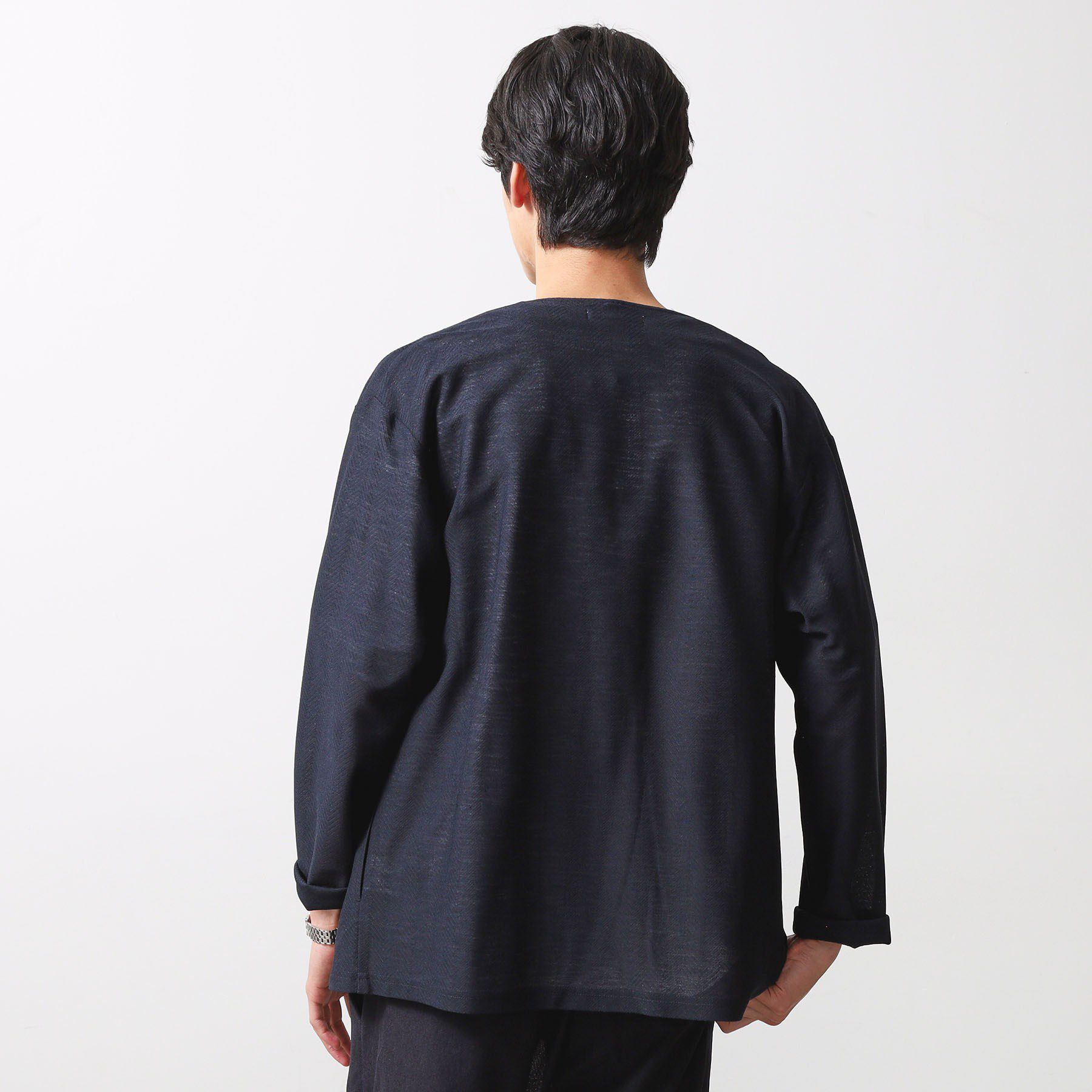 THE SHOP TK「シャリルジャージカーディガン 洗濯機OK/吸水速乾/イージーケア/セットアップ可」|カーディガン|