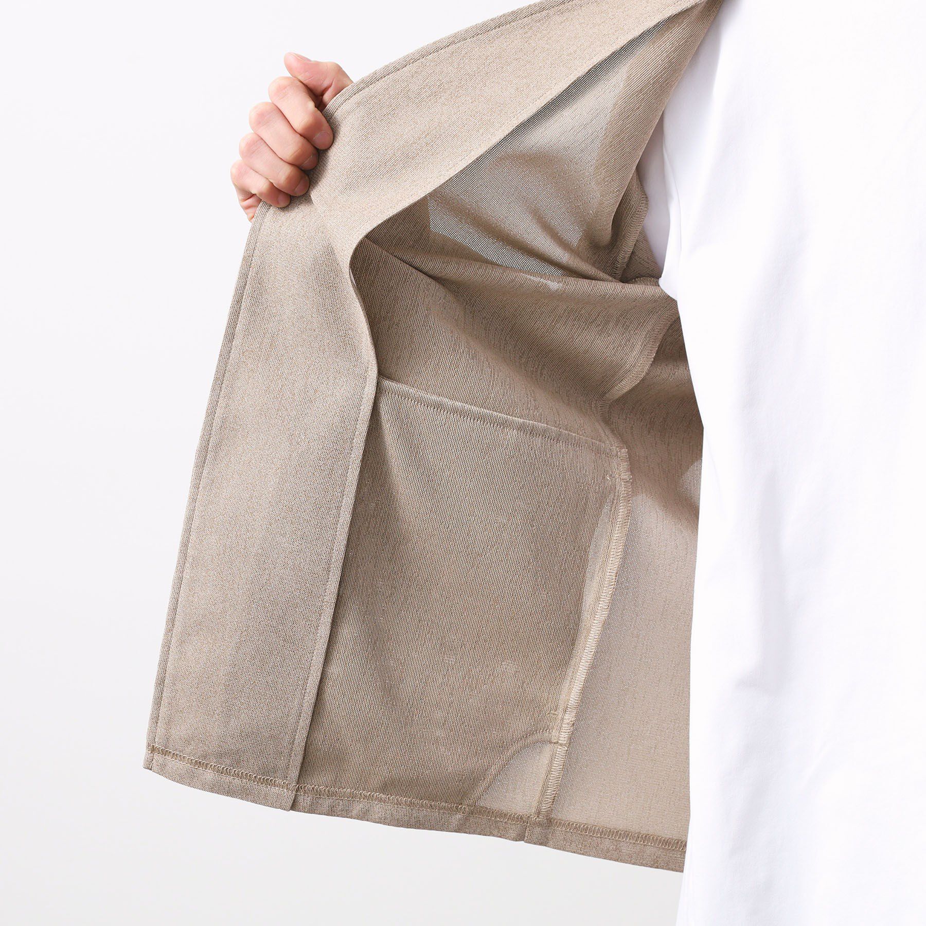 THE SHOP TK「シャリルジャージカーディガン 洗濯機OK/吸水速乾/イージーケア/セットアップ可」|カーディガン|