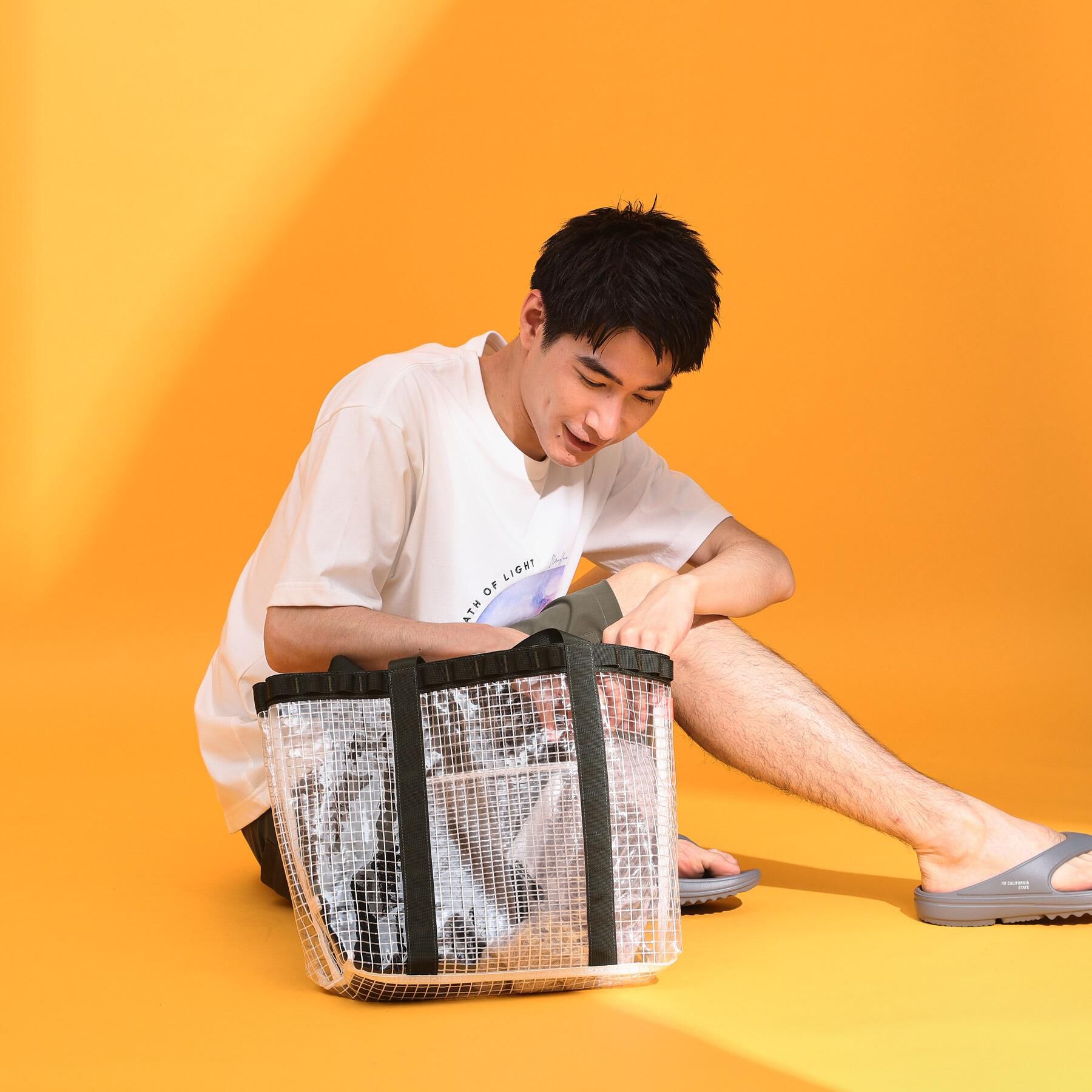 THE SHOP TK「PVCクリアトートバッグ 【ユニセックス／軽量】」|トートバッグ|