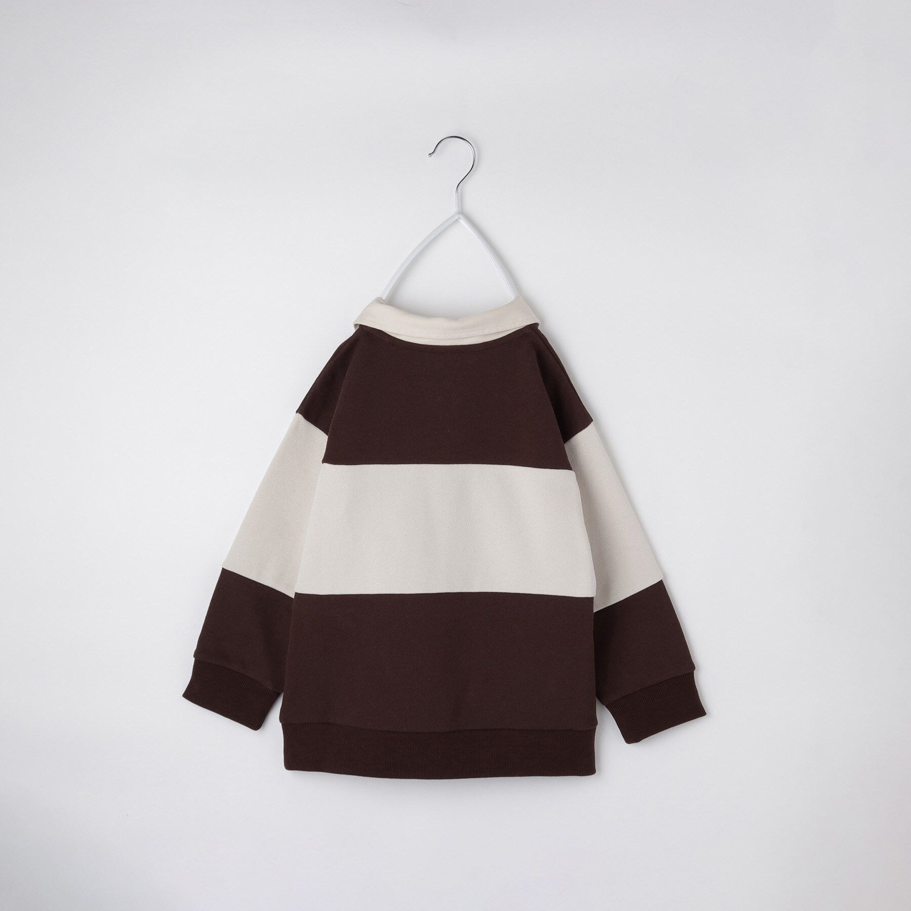 THE SHOP TK「【110-160】バイカラーラガー裏毛プルオーバー」|Tシャツ・カットソー|