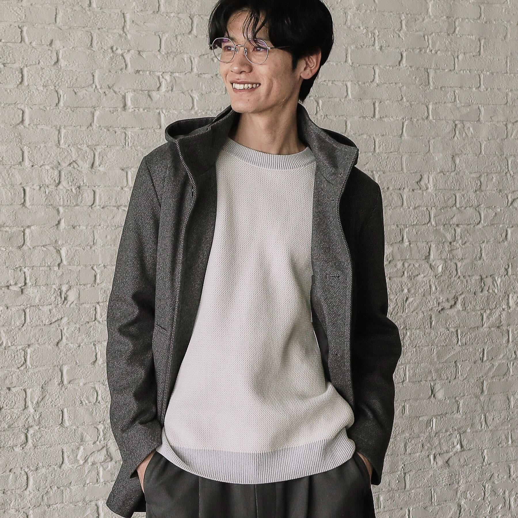 THE SHOP TK「ON/OFF対応 ウーリック スタンド メルトンコート　【洗濯機OK/フード取外し可】」|その他|