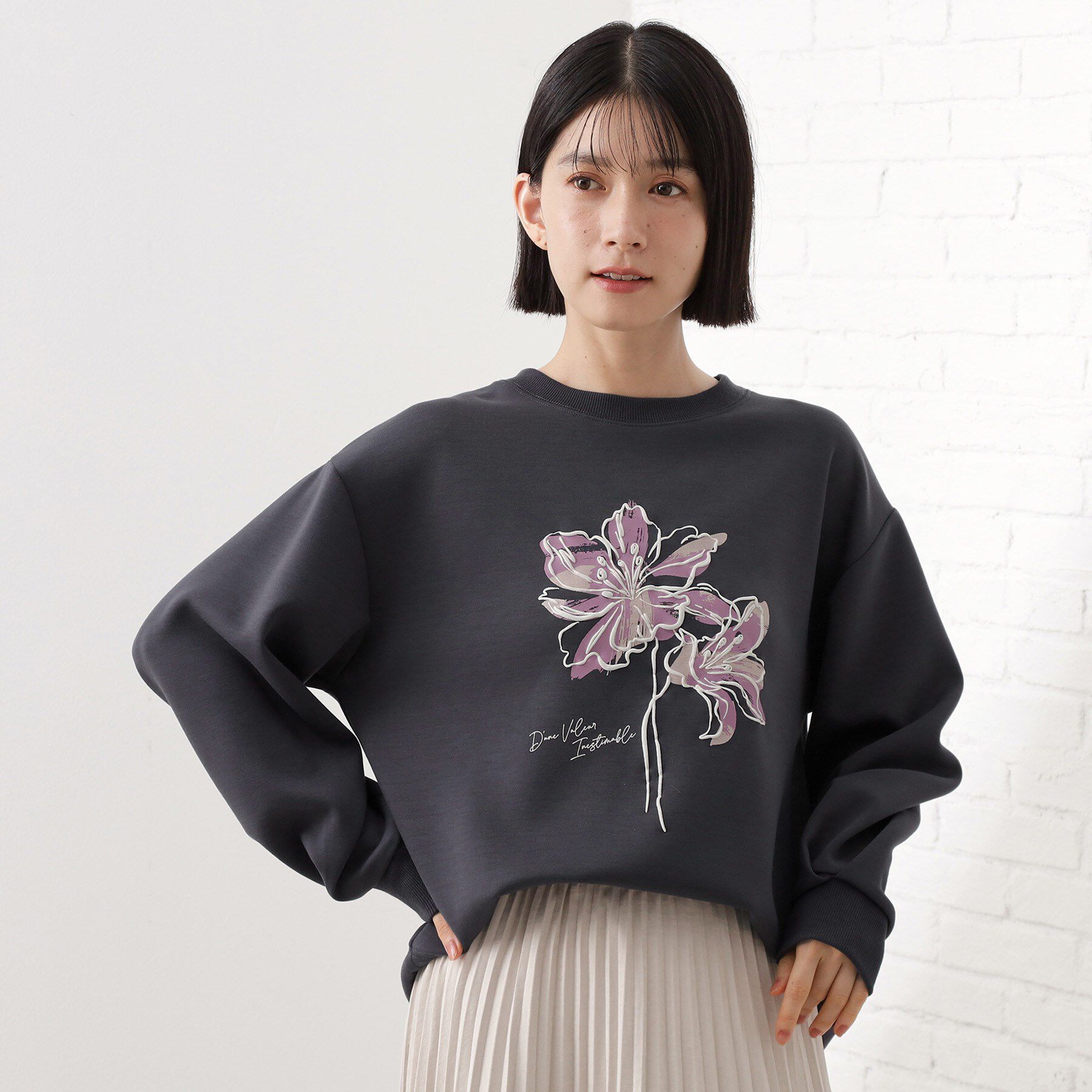 THE SHOP TK「ロゴアソートプルオーバー【洗濯機OK】」|Tシャツ・カットソー|スミクロ(018)