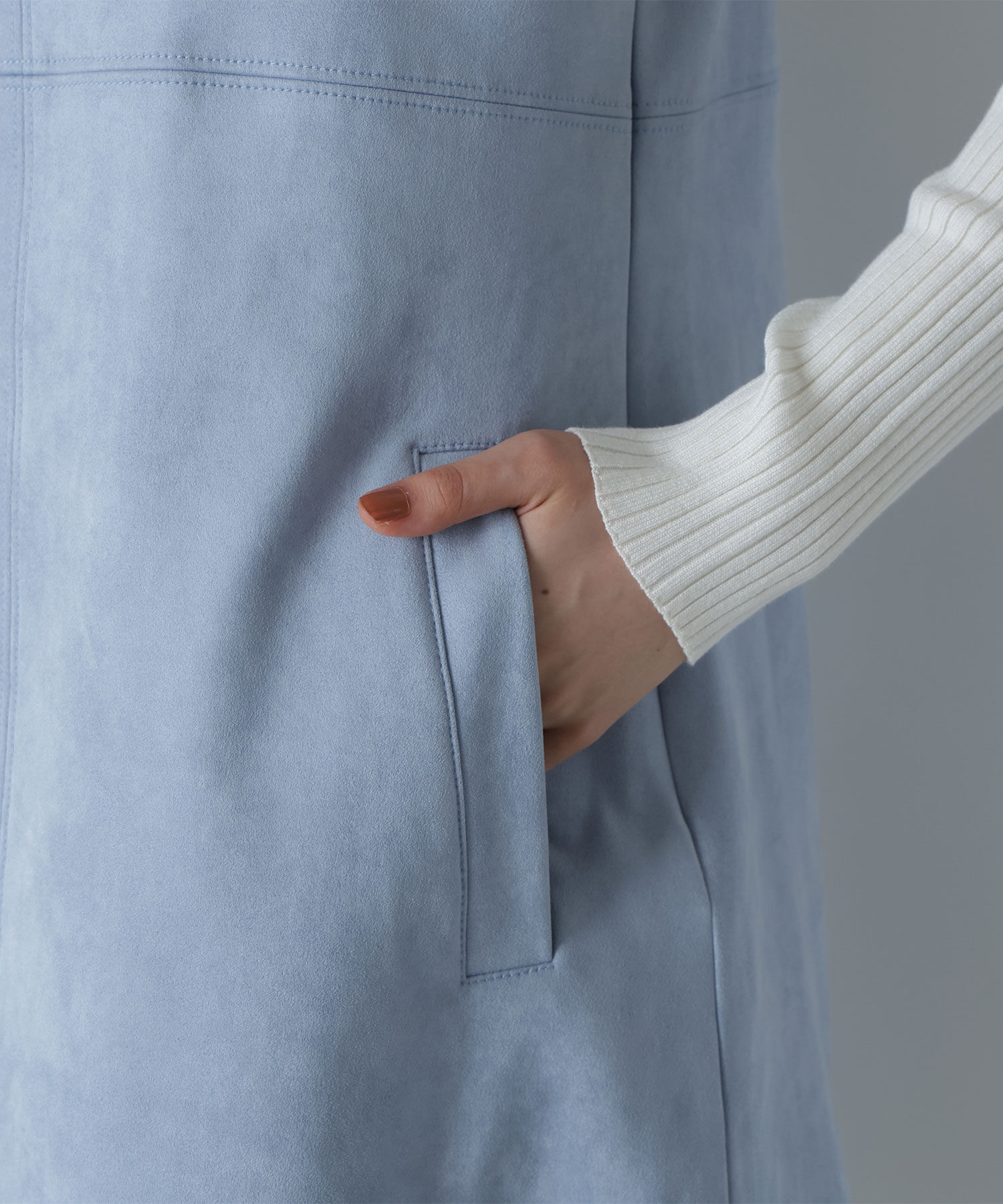  「フェイクスウェードミニジャンスカ」|ワンピース|