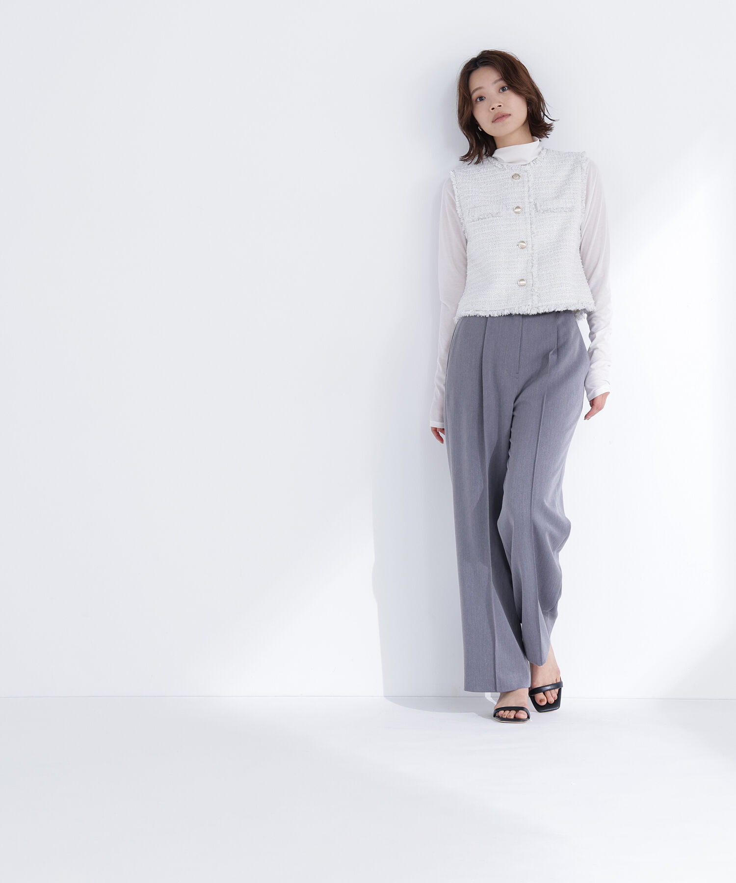  「シアーカットソーシリーズ ハイネック」|Tシャツ・カットソー|