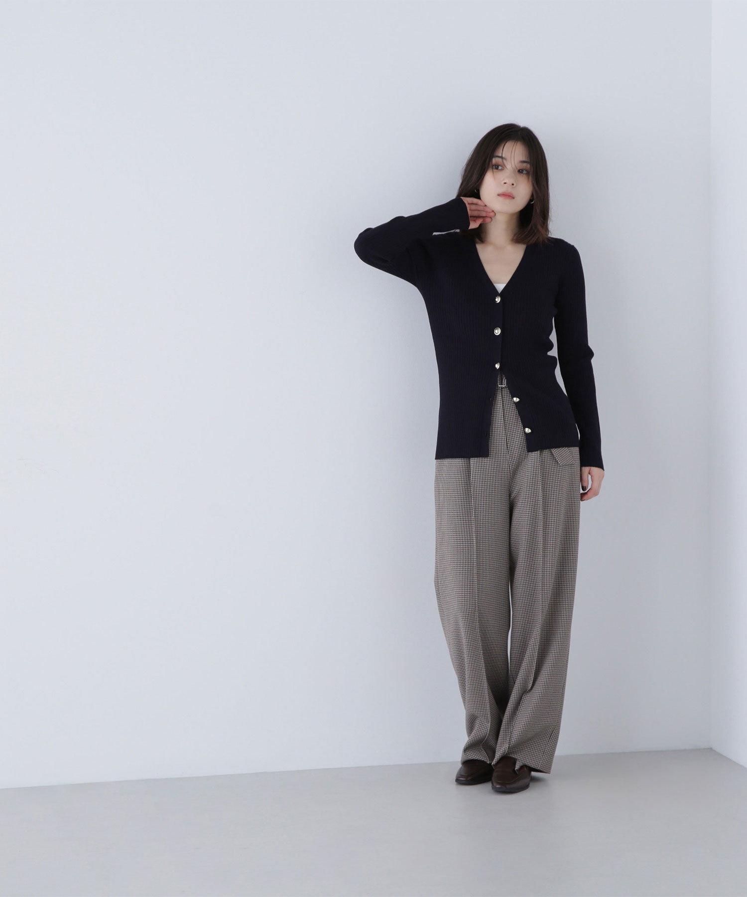  「コンパクトベスト セットアップ ワイドストレートパンツ」|その他|