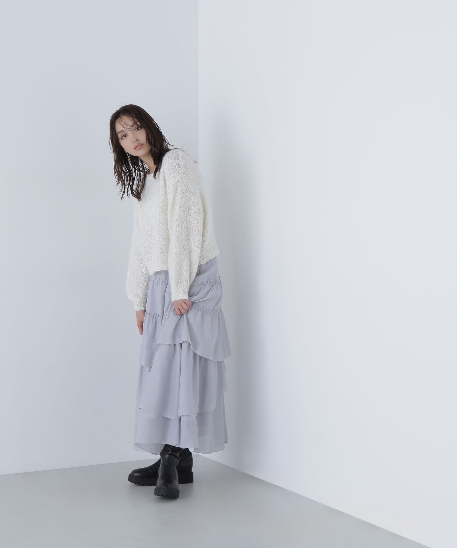  「フェザーネップニット」|ニット・セーター|